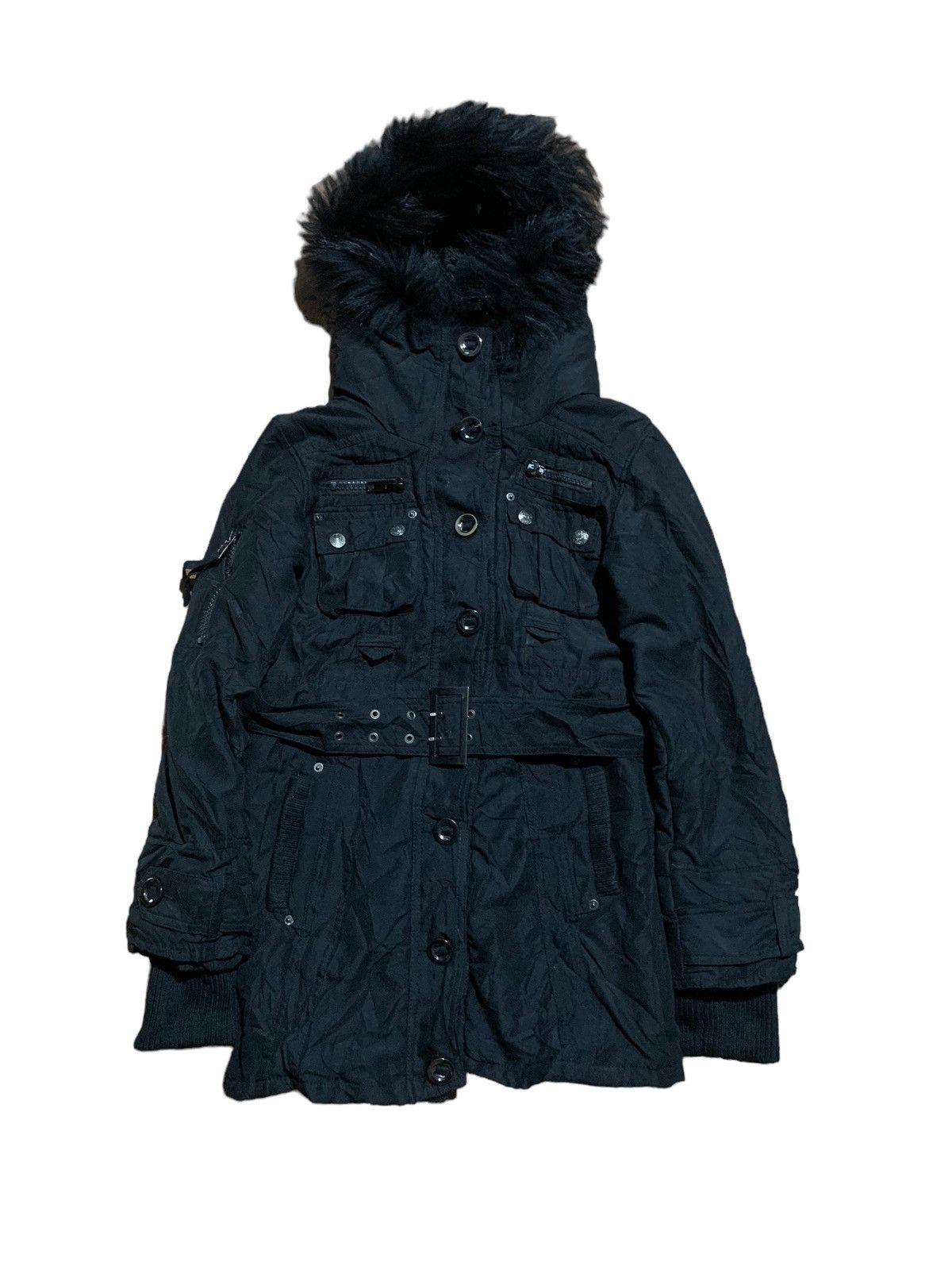 If Six Was Nine Bondage raccoon fur jacket club club club LGB style Size US S / EU 44-46 / 1 - 2 Thumbnail