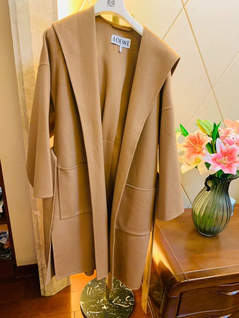 Loewe LOEWE A hooded overcoat Size 4XL / US 24-26 - 2 Thumbnail