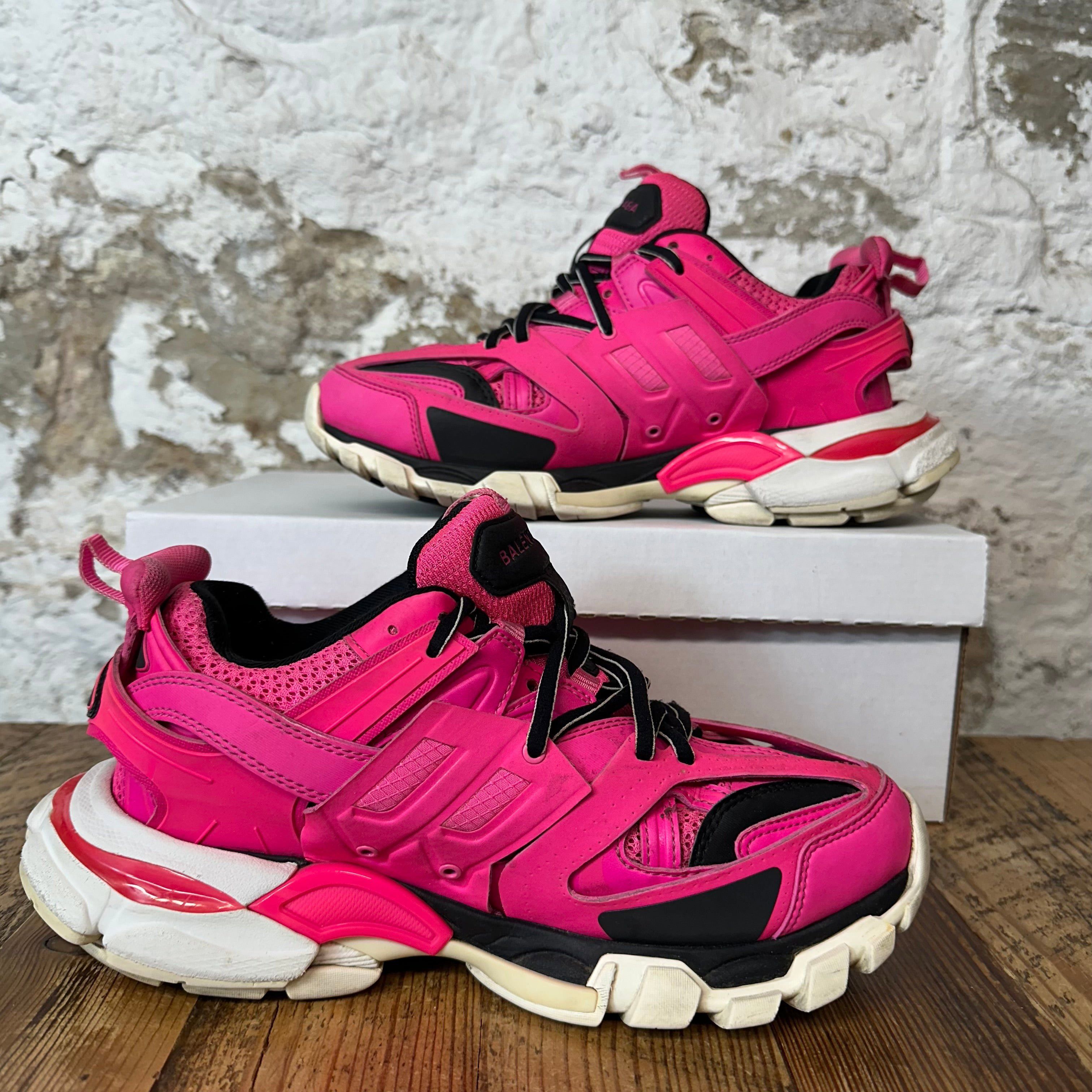 Balenciaga Balenciaga Track Runner Pink Black White Sneaker Sz 6.5 (39) Size US 6.5 / EU 39-40 - 2 Thumbnail