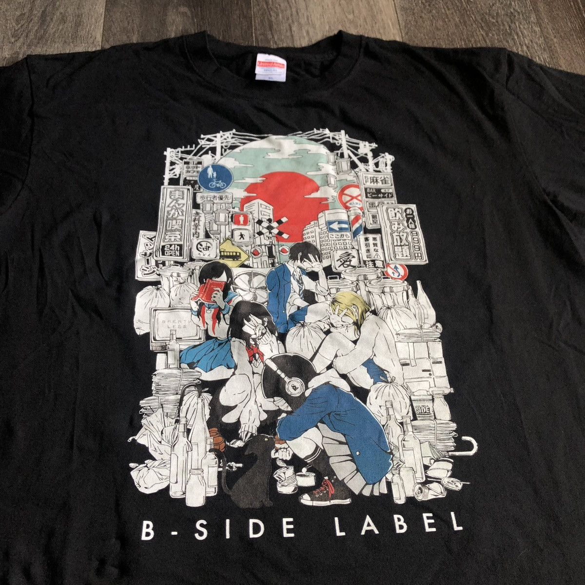 Japanese Brand Vintage B-Side Label Japanese Brand City Graphic Logo Tee Size US XL / EU 56 / 4 - 2 Thumbnail