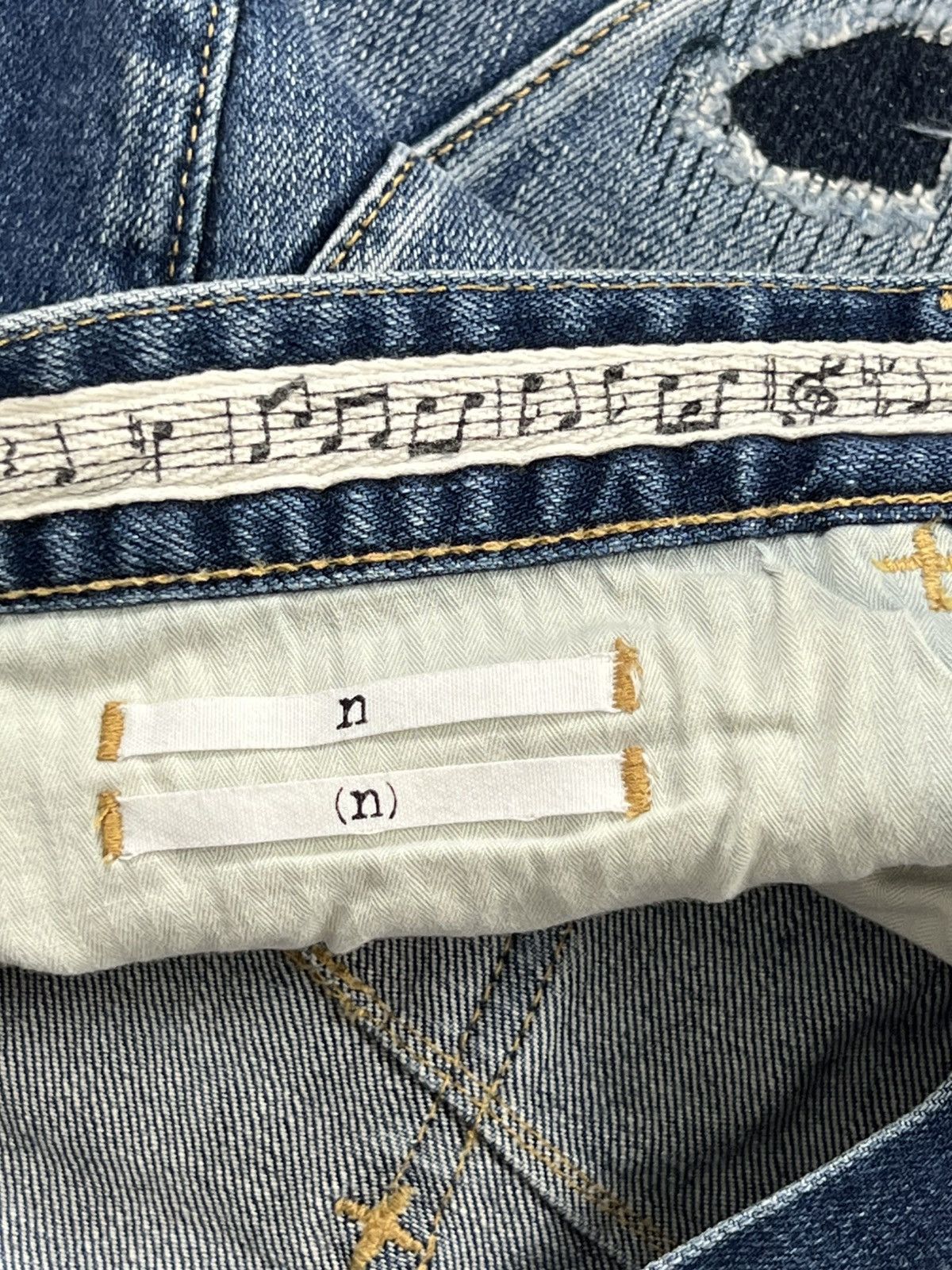 Number (N)ine Number Nine Distressed Denim Size US 30 / EU 46 - 11 Thumbnail