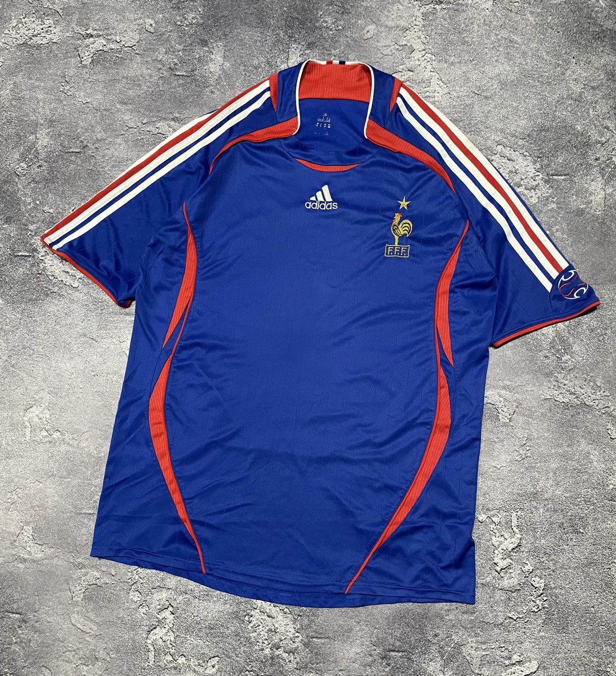 Adidas × Vintage 2006/07 Adidas France Vintage Retro Soccer Jersey Y2K Size US M / EU 48-50 / 2 - 1 Thumbnail