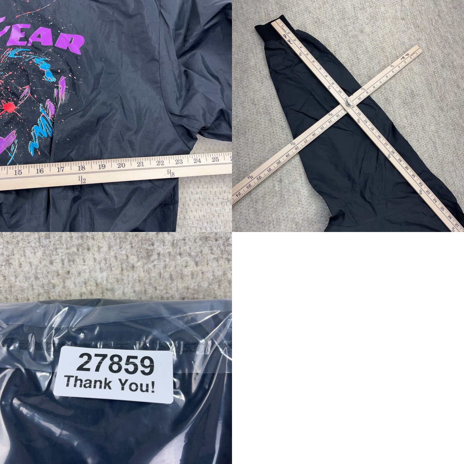 Vintage VINTAGE Goodyear Jackets? | Goodyear Jacket Black Nylon Bomber XL Men Unlined 80s 90s Wind Casual Hip Hop Retro USAA Size US XL / EU 56 / 4 - 9 Thumbnail