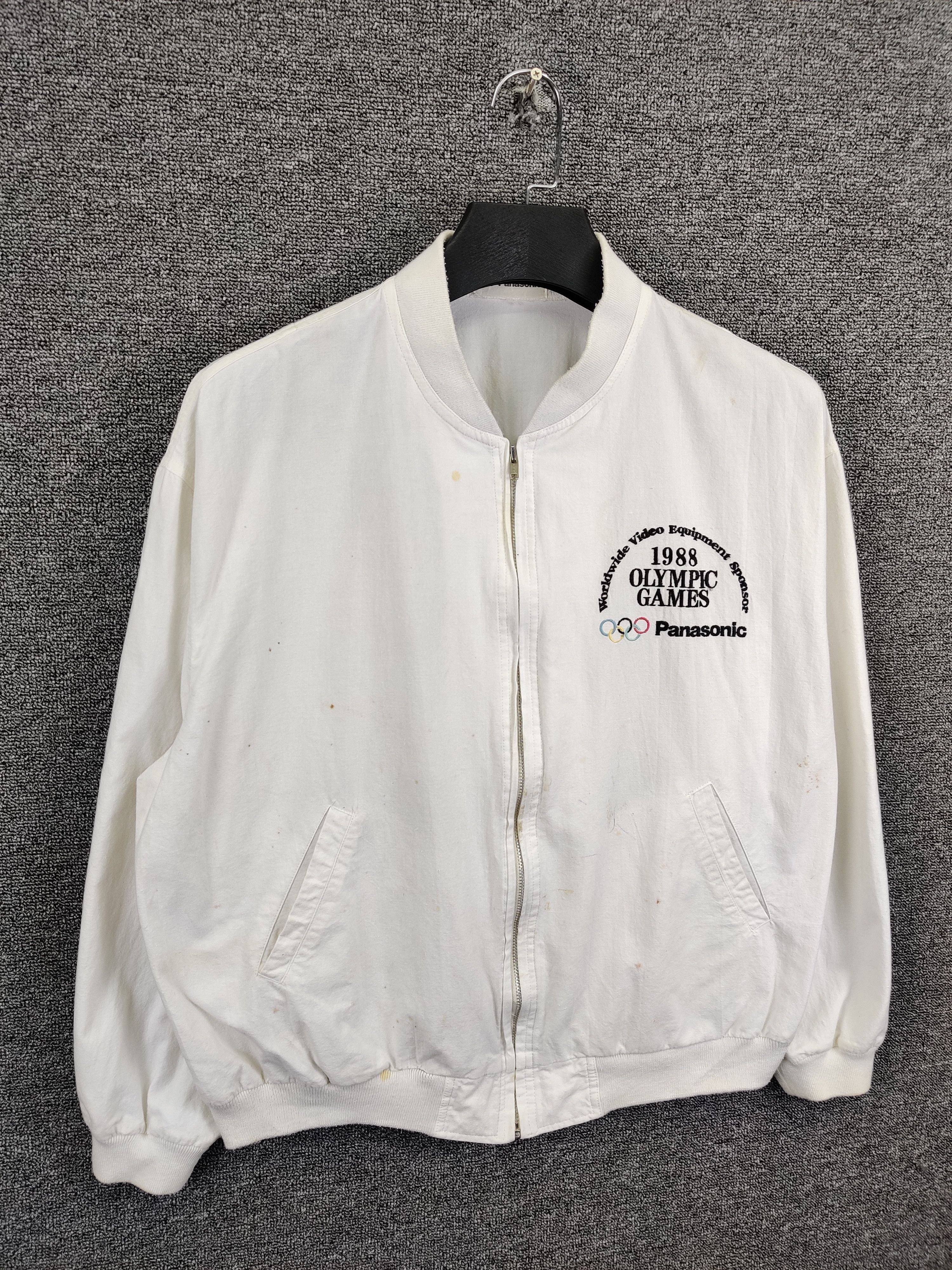 Vintage Vintage 90s Olympics Games Panasonic Bomber Jacket Size US M / EU 48-50 / 2 - 5 Thumbnail