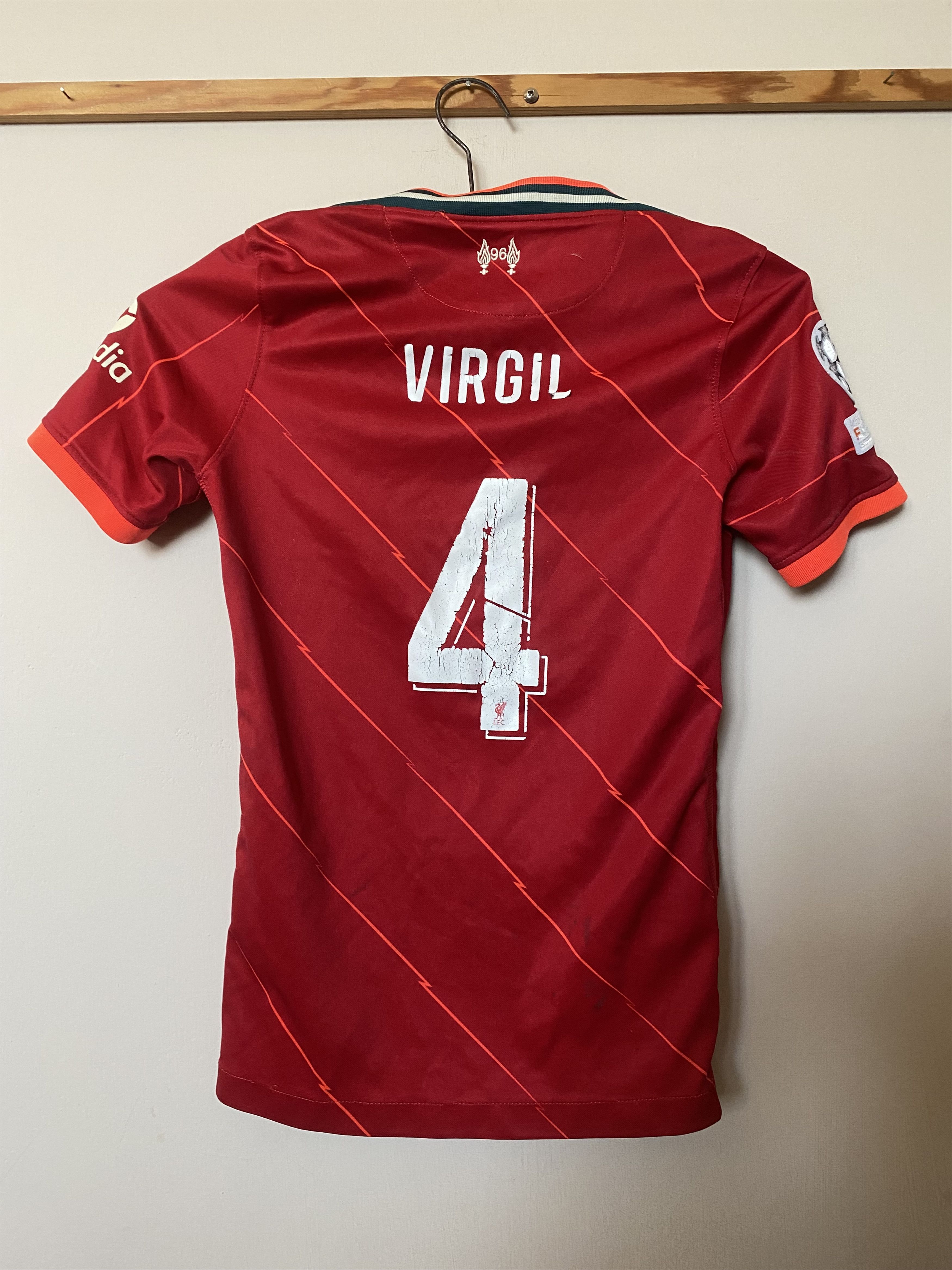 Nike LIVERPOOL FC #4 VIRGIL 2021- 2022 Nike - 128 - 137 - UNIQUE Size US XXS / EU 40 - 1 Thumbnail