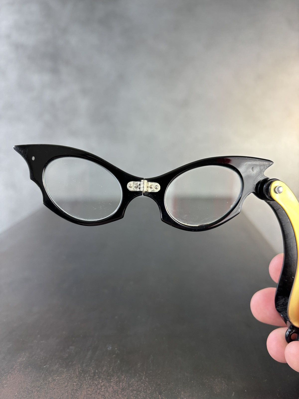 Vintage 1960s Opera Glasses 50s Vintage Lorgnette Folding Eyeglasses Size ONE SIZE - 5 Thumbnail
