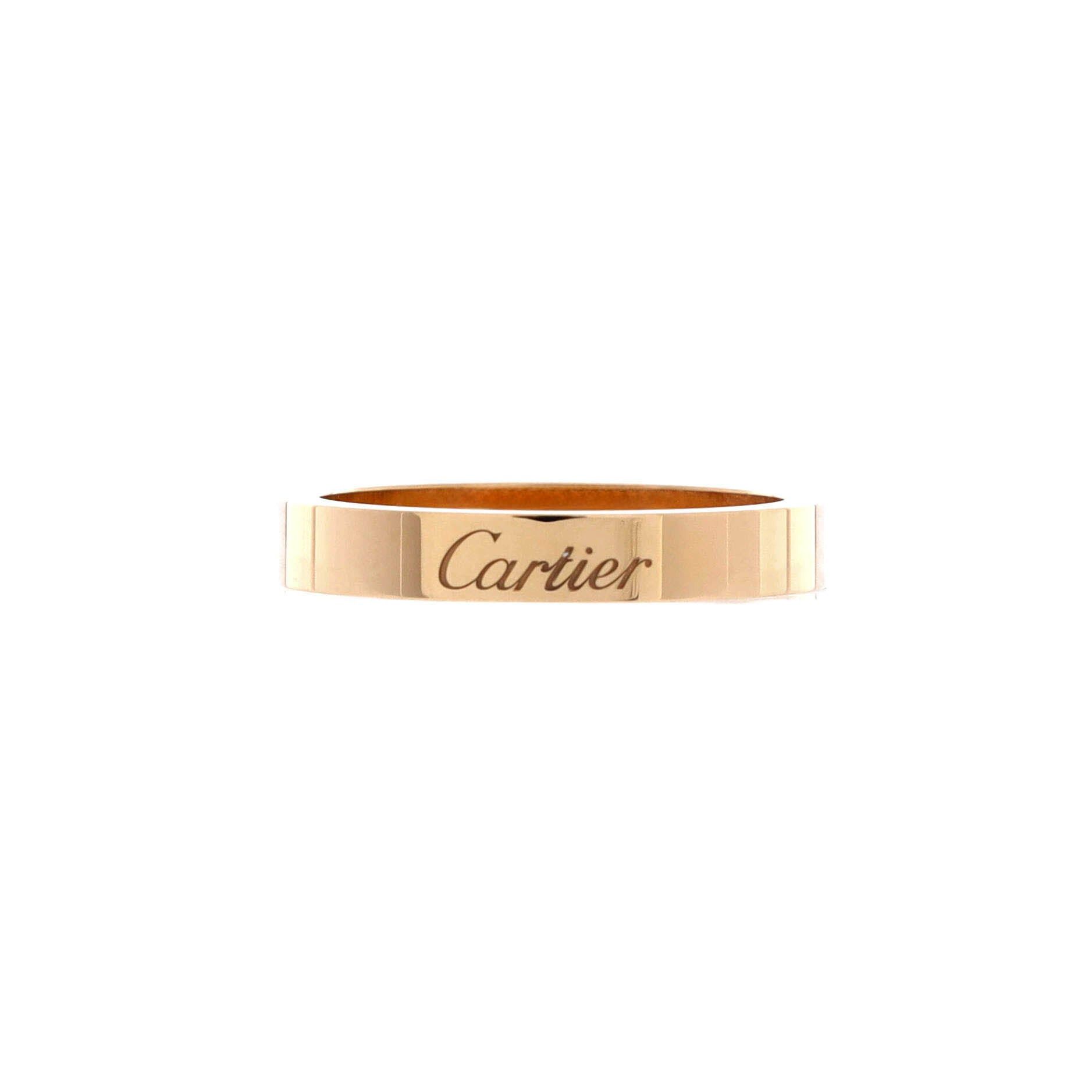 Cartier C de Wedding Band Ring Size ONE SIZE - 1 Thumbnail