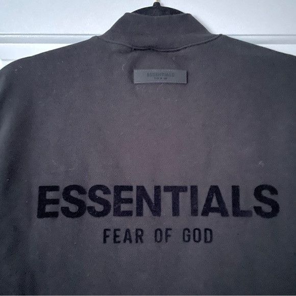 Essentials Fear of God Essentials Black Mock Neck Oversized Sweatshirt Size S / US 4 / IT 40 - 5 Thumbnail