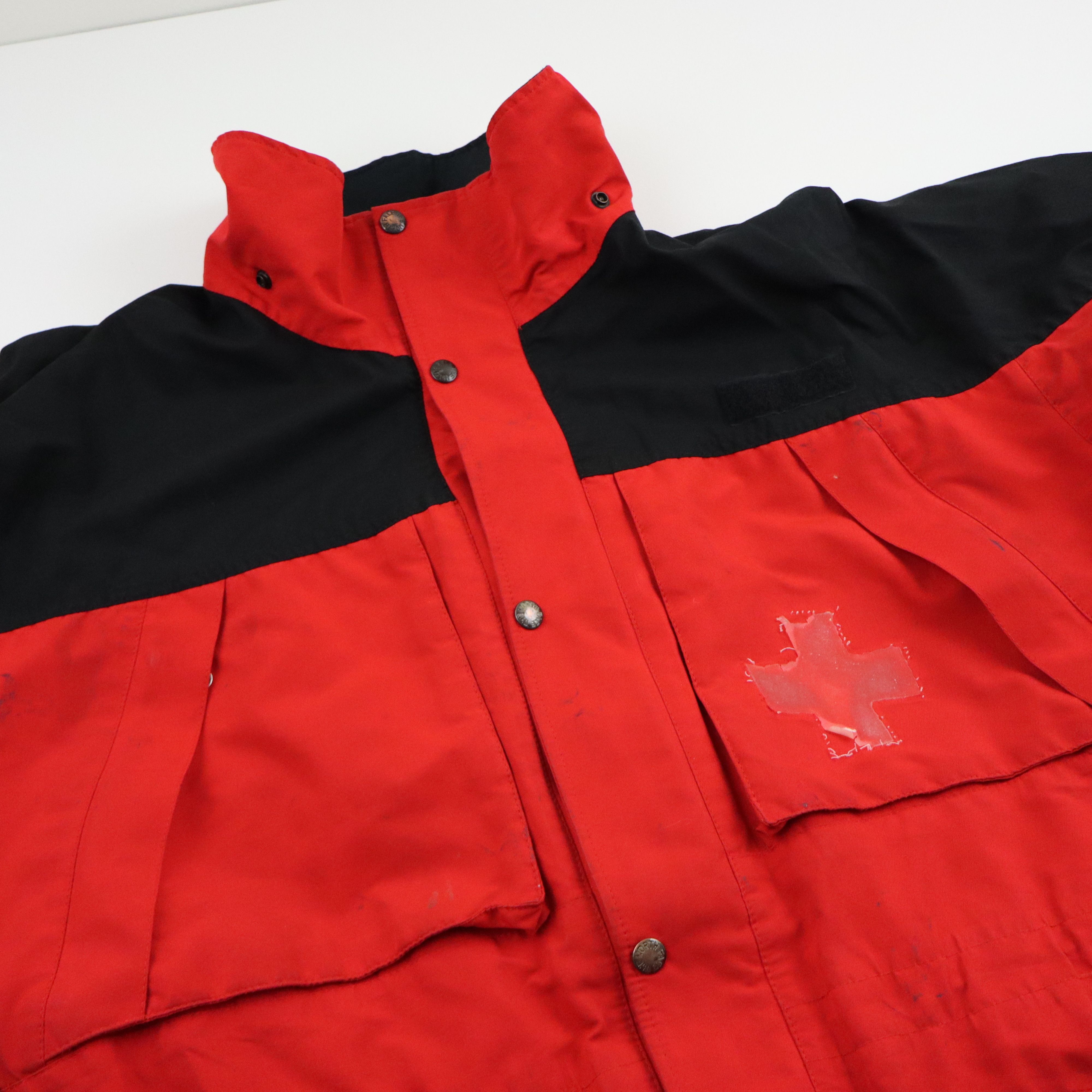 The North Face × Vintage 90s The North Face Mountain Light Gore-Tex Red Ski Jacket Size US L / EU 52-54 / 3 - 3 Thumbnail