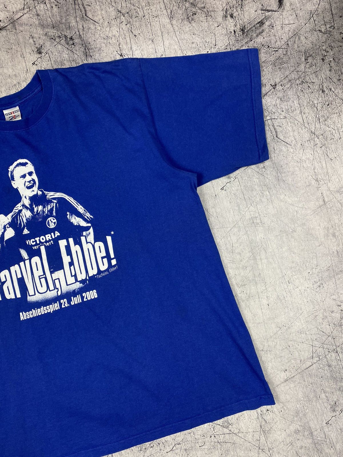 Vintage Vintage FC Schalke Victoria Ebbe Sand Abschiedsspiel 2006 Size US XXL / EU 58 / 5 - 3 Thumbnail