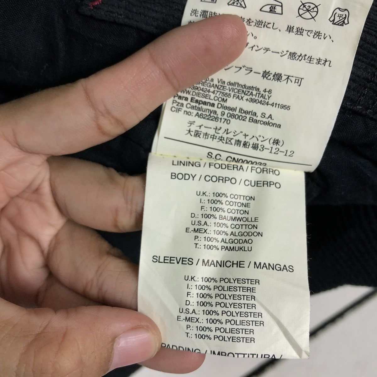 Diesel 🔥VINTAGE BIKER JACKET DIESEL-CO CARGO MULTI POCKET Size US M / EU 48-50 / 2 - 24 Thumbnail