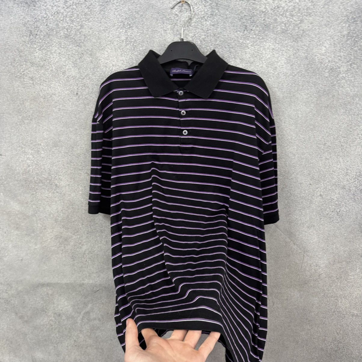 Polo Ralph Lauren Polo Ralph Lauren T Shirt Purple Label Striped Size US XL / EU 56 / 4 - 3 Thumbnail