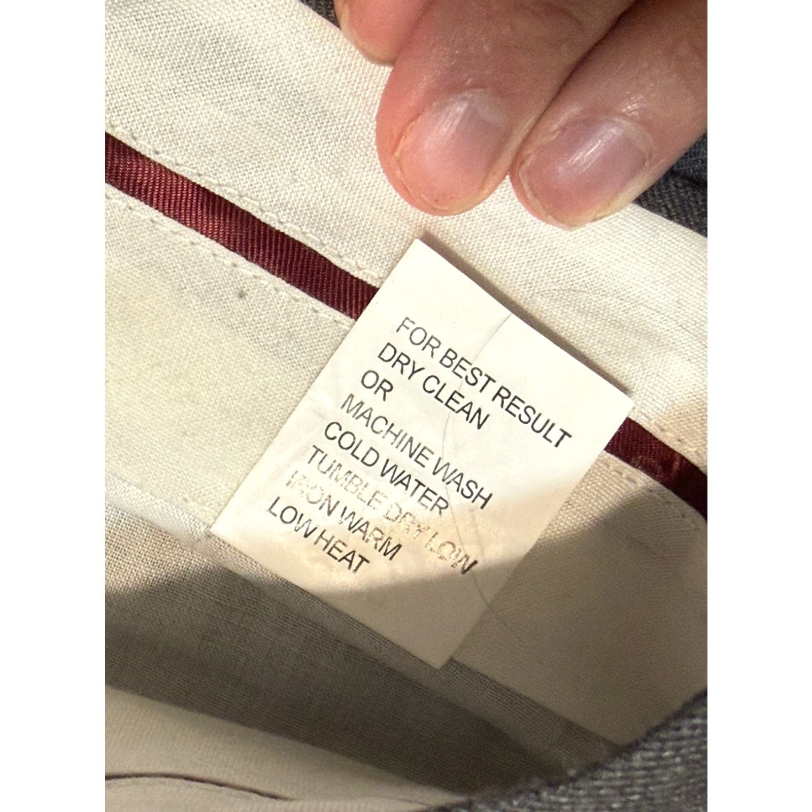 Vintage Louis Raphael Tailored Pants Women's Size 4 Gray Pleated Dress Pants Cuffed Size 27" / US 4 / IT 40 - 6 Thumbnail