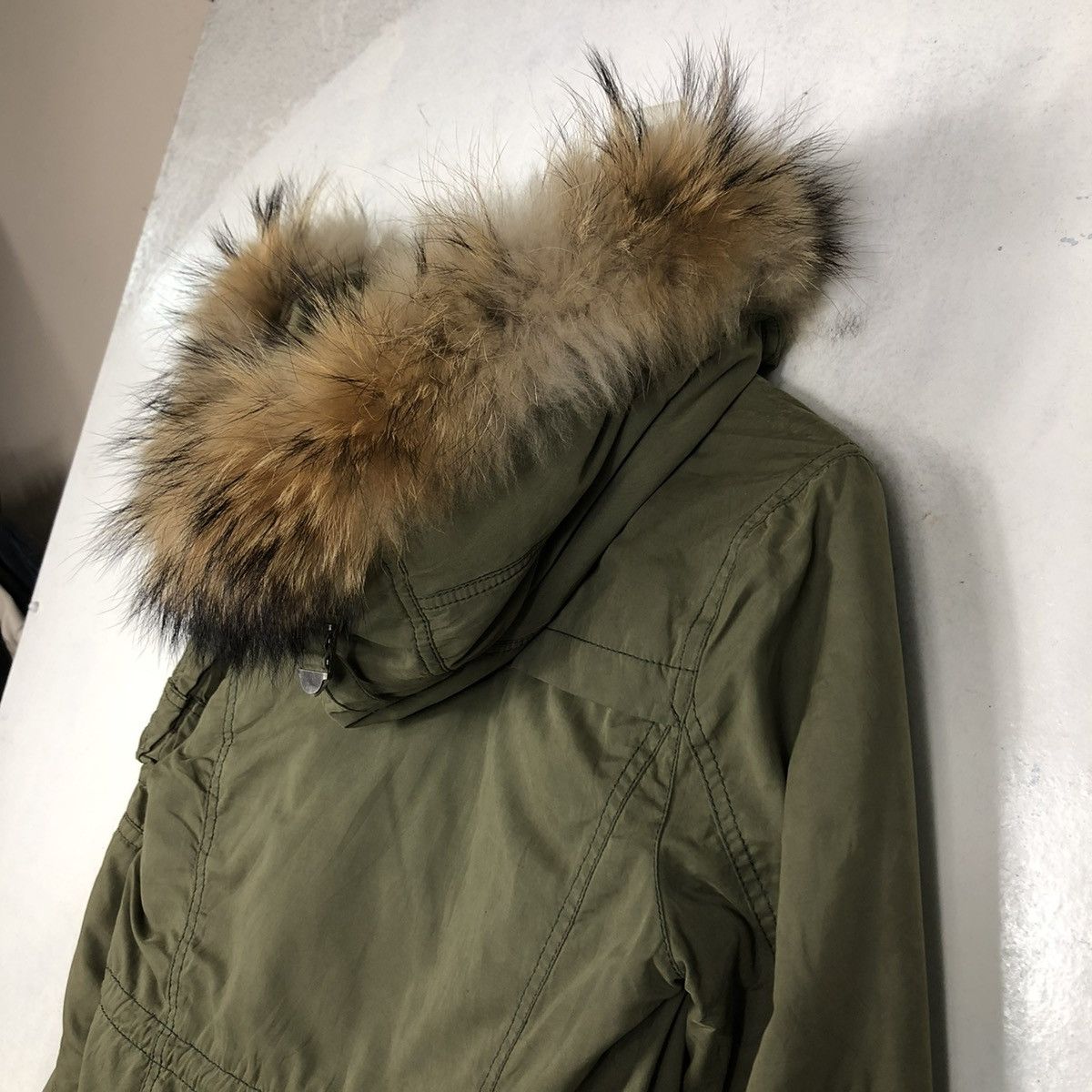 Japanese Brand 📌BIKER JACKET PARKA MINK FUR HOODIE MOUSSY MILITARY DESIGN Size US S / EU 44-46 / 1 - 10 Thumbnail