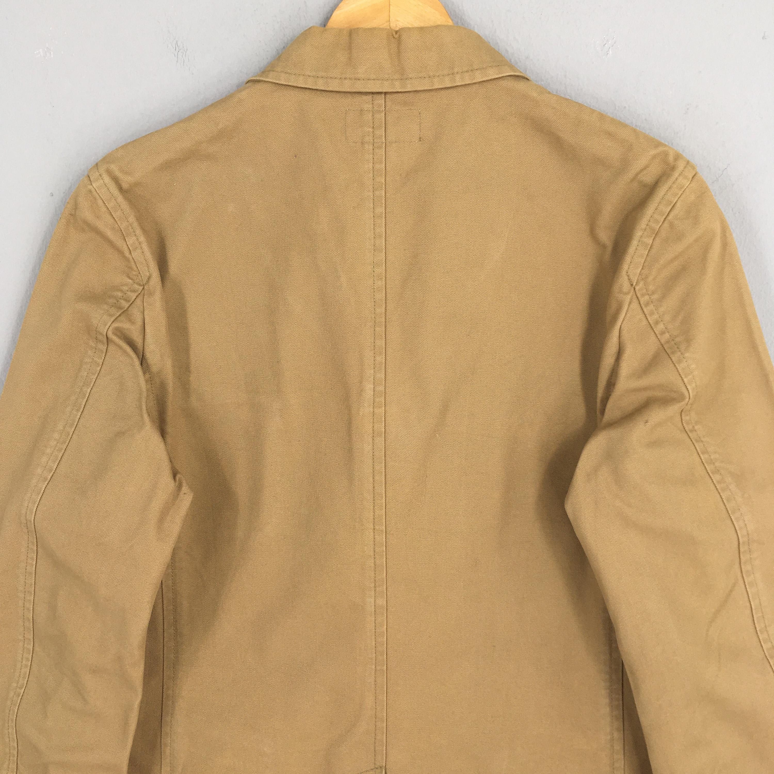United Arrows 1990s United Arrows Denim Workers Button Brown Jacket Medium Size US M / EU 48-50 / 2 - 8 Thumbnail