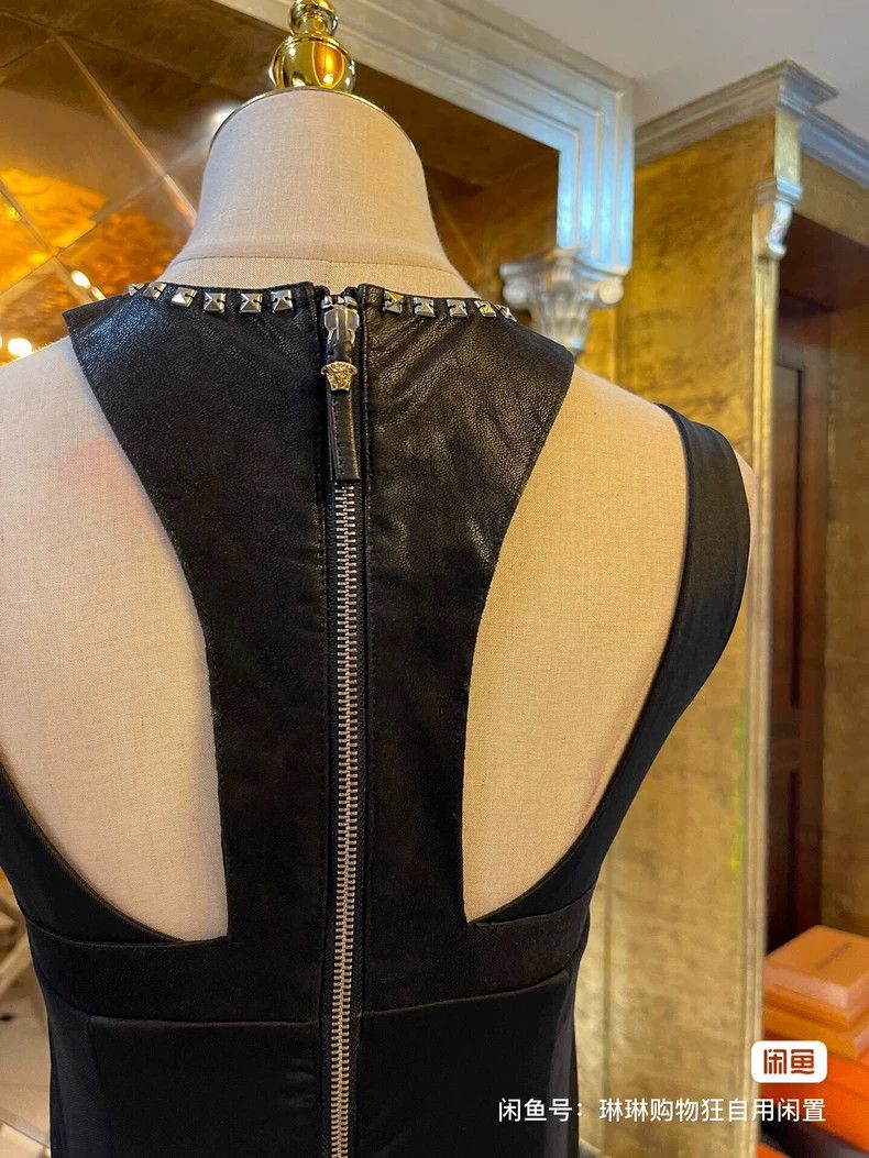 Versace Versace Fake two punk biker dresses Size M / US 6-8 / IT 42-44 - 9 Thumbnail