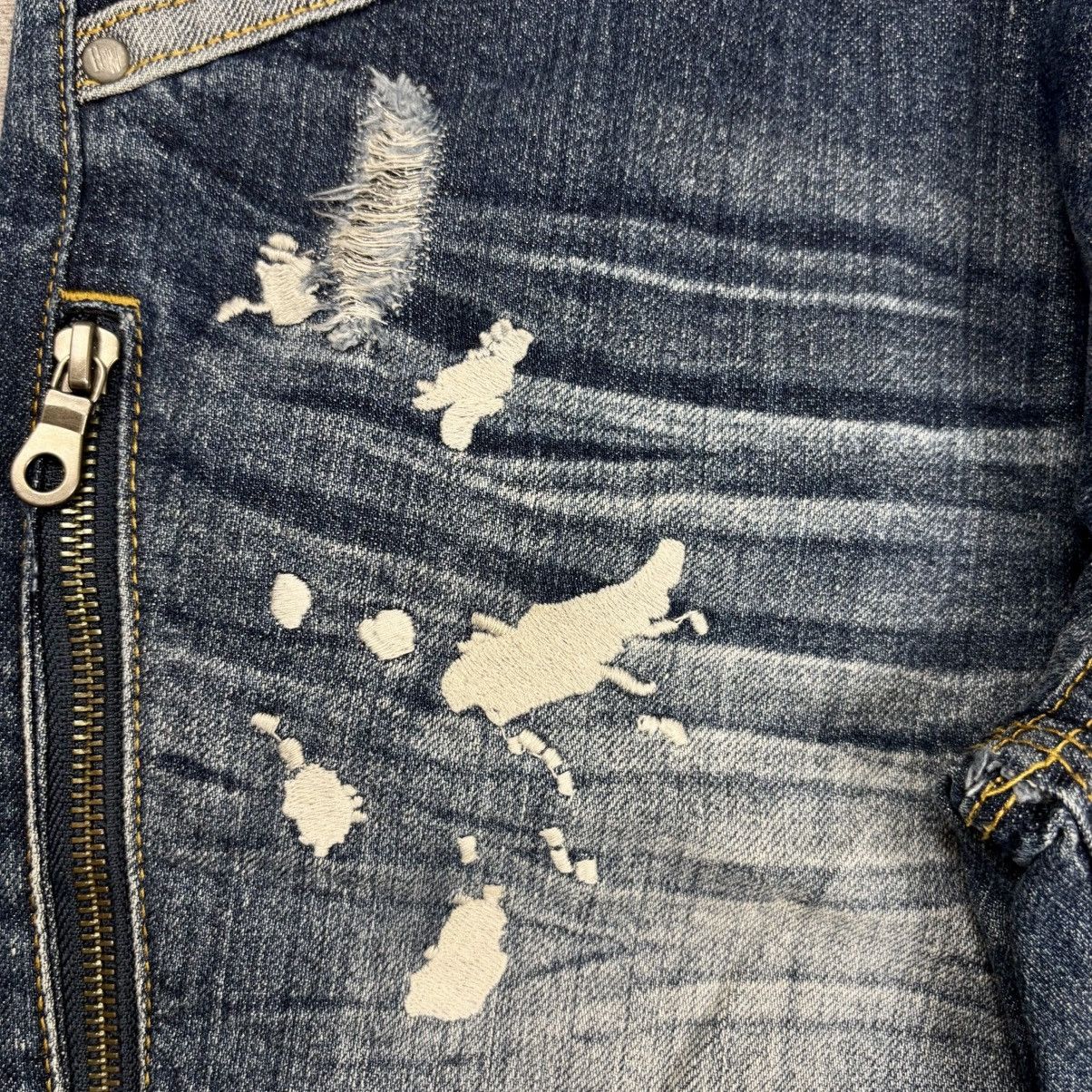 Isamu Katayama Backlash 2000s Hideway Nicole - Flared Whisker Denim Pants Size US 29 - 8 Thumbnail