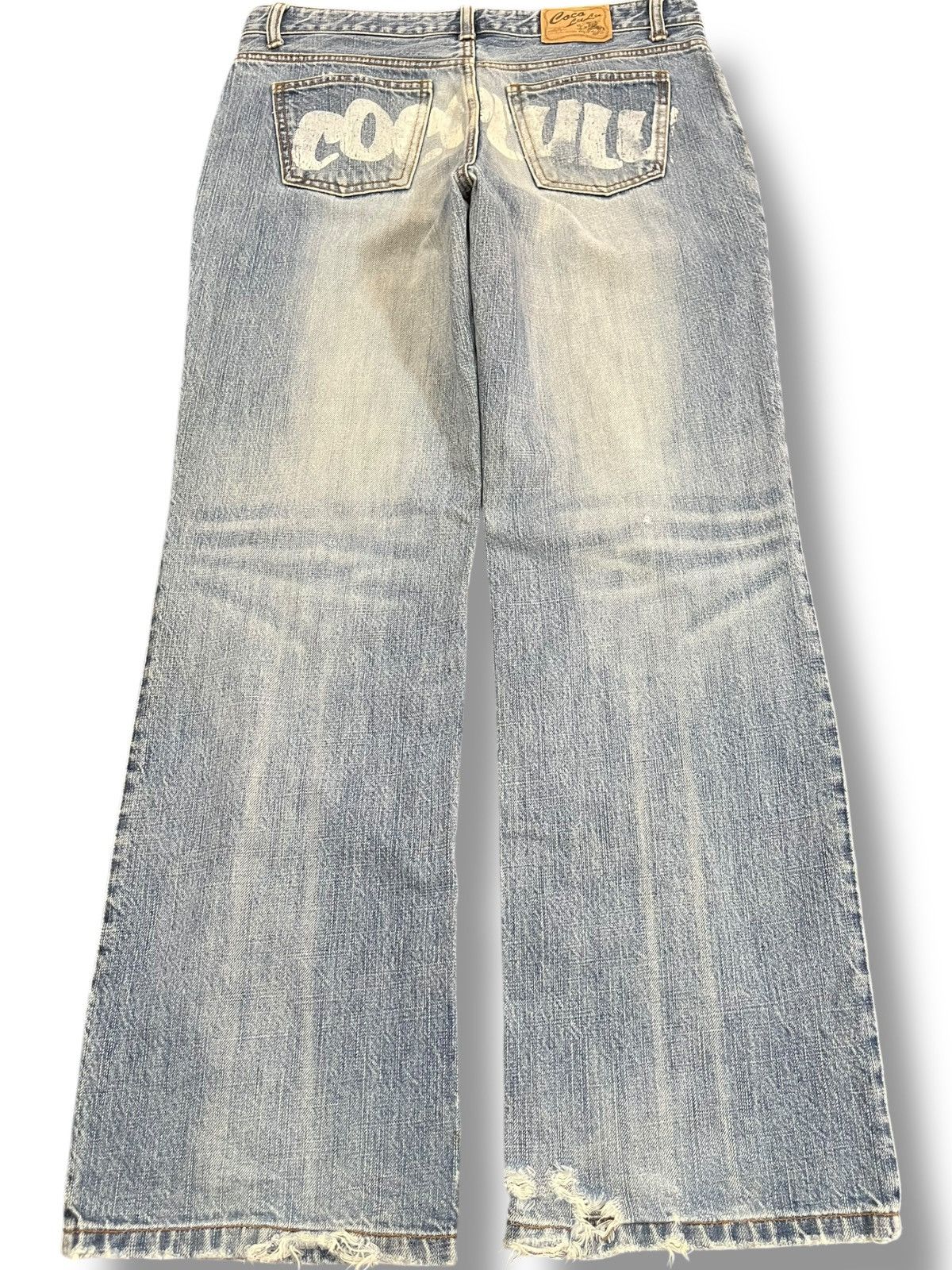 14th Addiction × 4GSELLER Vintage Cocolulu Big Logo Imprint Denim Size US 32 / EU 48 - 1 Thumbnail