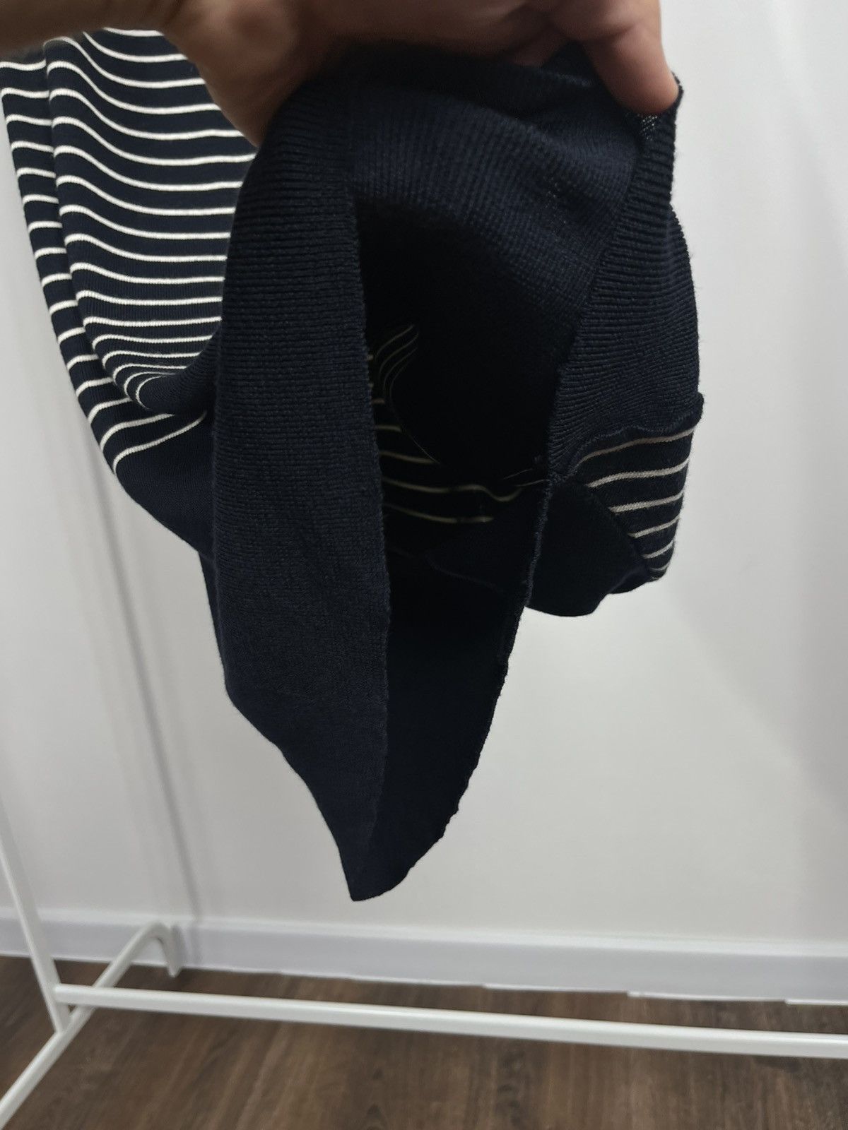 JW Anderson JW Anderson Women’s Striped Merino Wool Asymmetric Skirt S Size 28" / US 6 / IT 42 - 8 Thumbnail