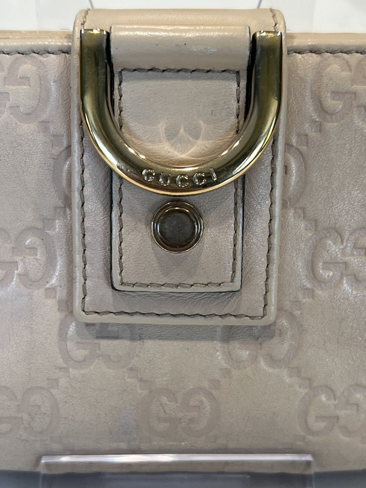 Gucci Gucci Guccissima Leather D-Ring Wallet on Chain w/ Charm Size ONE SIZE - 3 Thumbnail