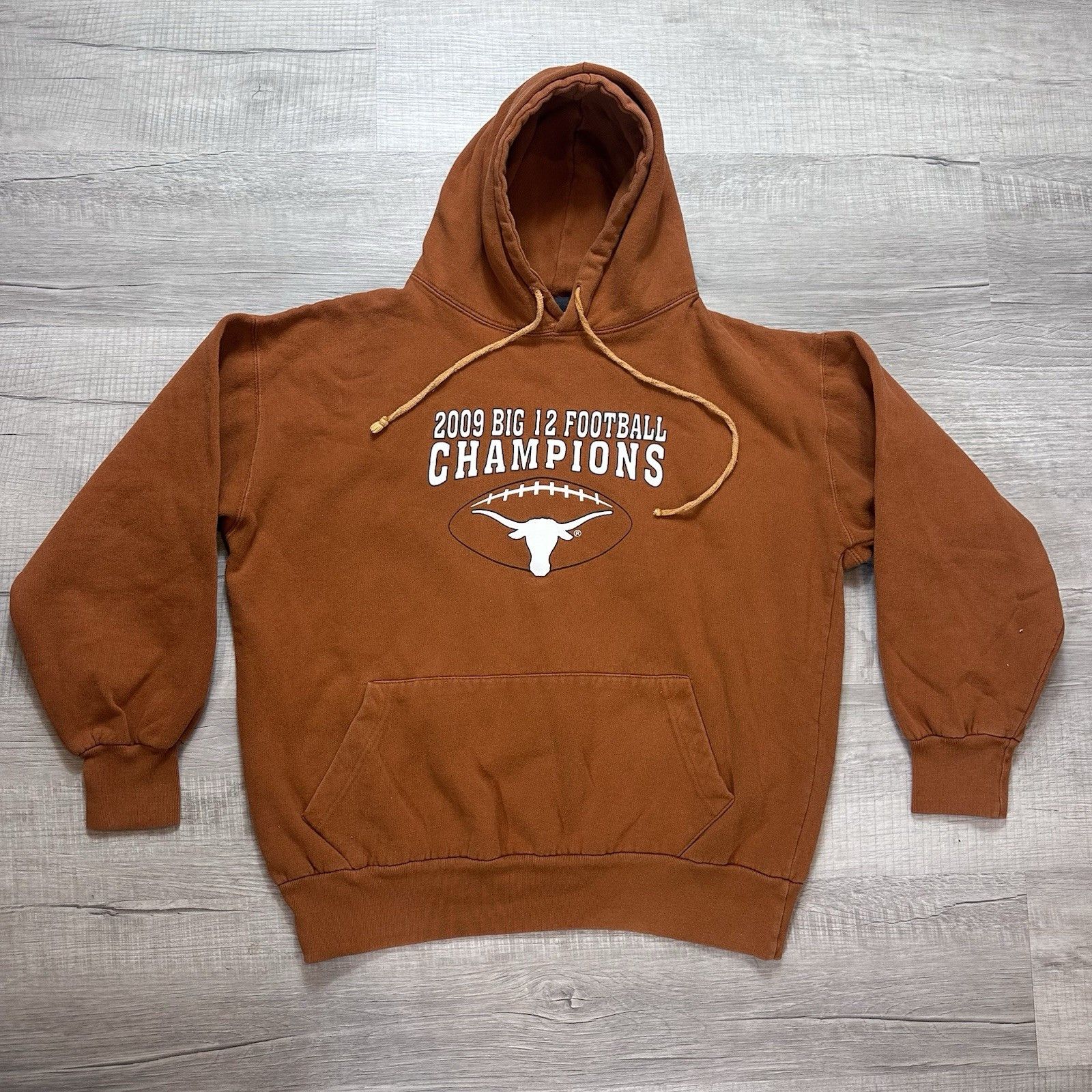 Other Texas Longhorns Football 09 Big 12 Champions Hoodie Sz Large Size US L / EU 52-54 / 3 - 1 Thumbnail
