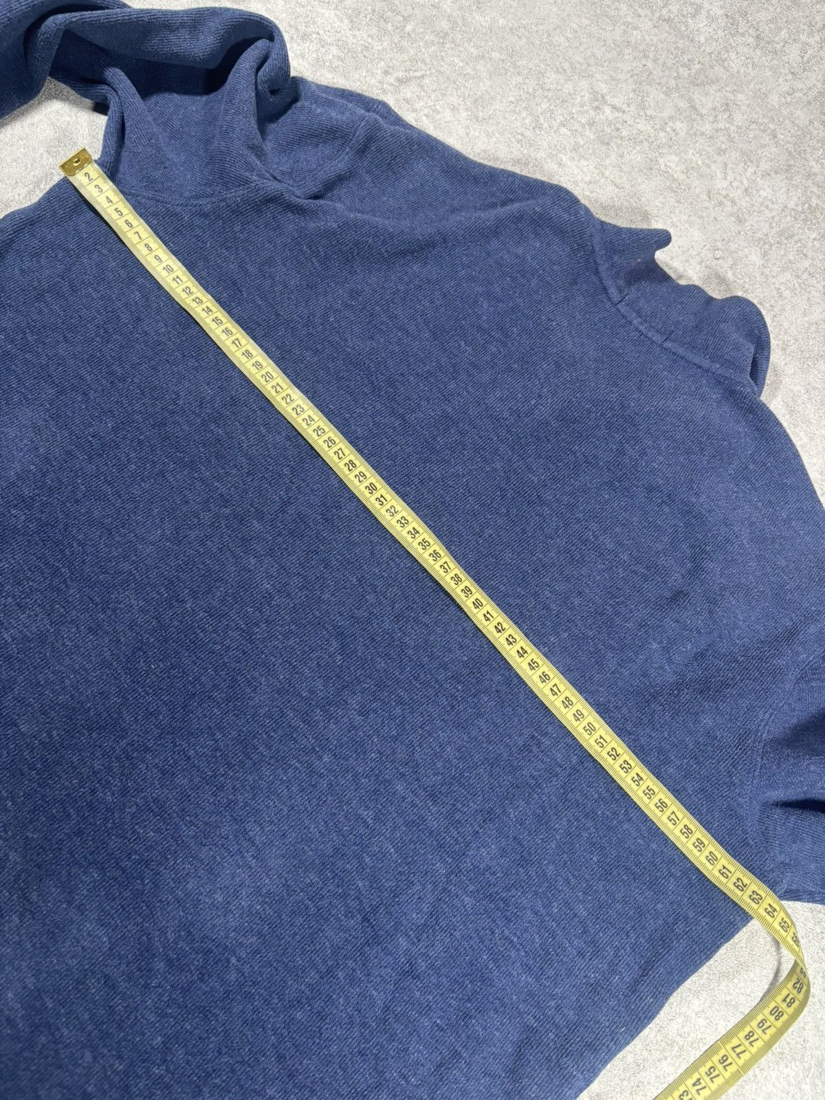 Polo Ralph Lauren Polo Ralph Lauren Vintage Navy Quarter-Zip Knit Sweatshirt Size US L / EU 52-54 / 3 - 8 Thumbnail