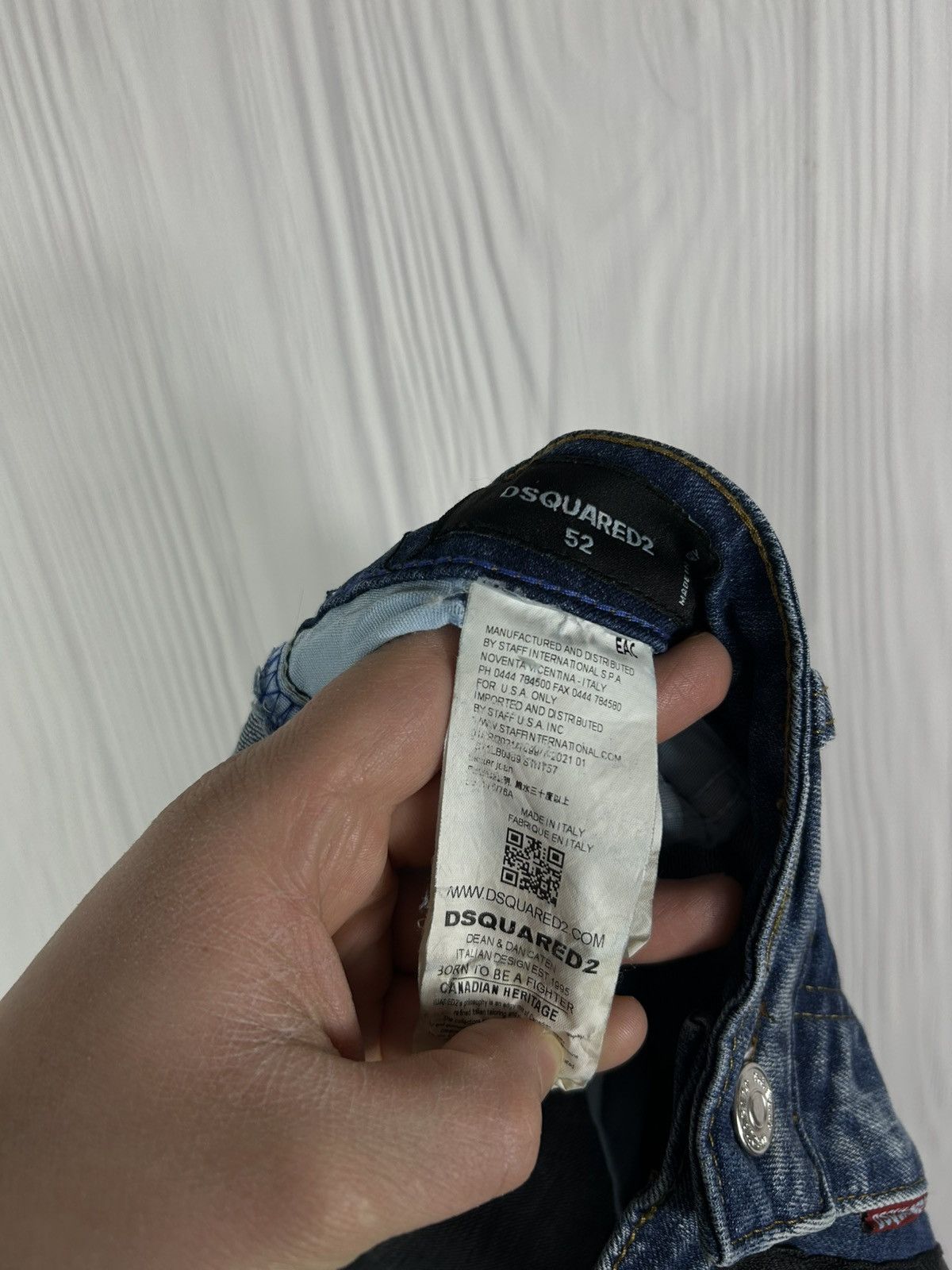 Dsquared2 Dsquared2 Milano Italy Distressed Denim Jeans Pants Size 52 Size US 36 / EU 52 - 11 Thumbnail