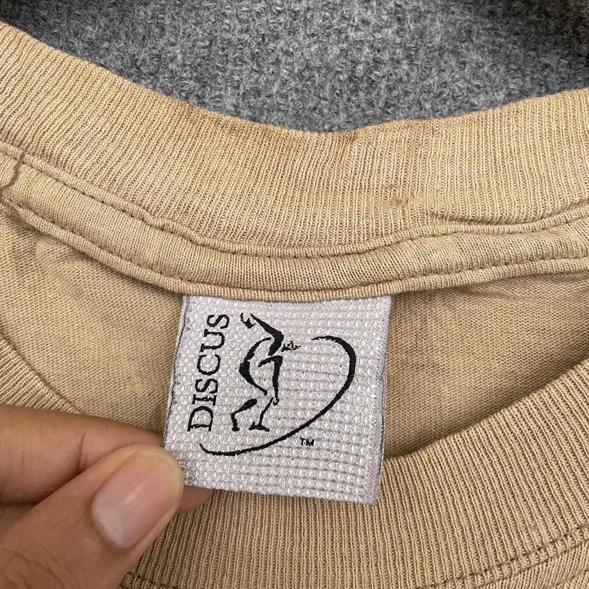 Vintage Vintage Discus Beige Blank T Shirt Travis Style Size US L / EU 52-54 / 3 - 4 Thumbnail