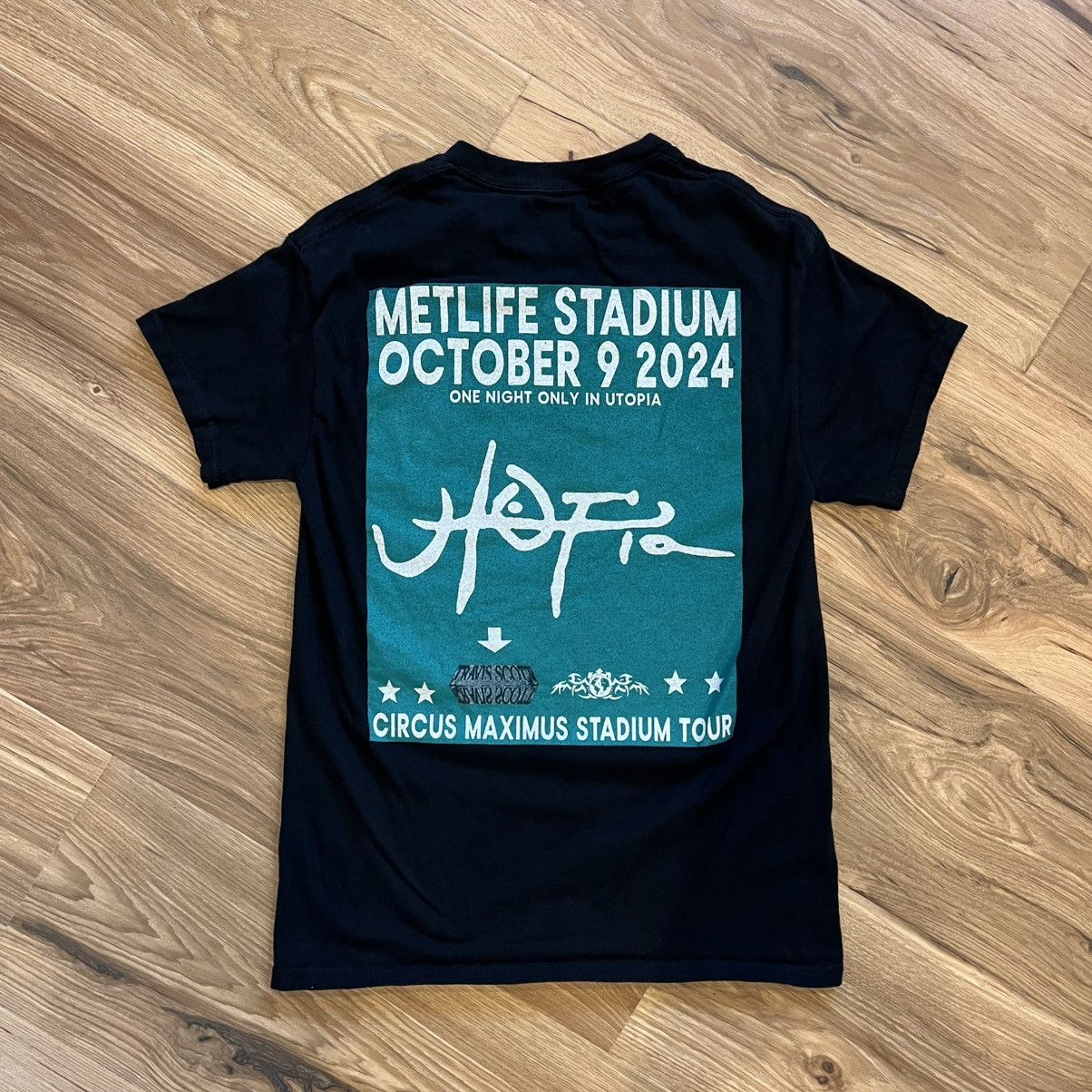 Other Travis Scott Metlife Utopia Tour Merch Black T Shirt Small Size US S / EU 44-46 / 1 - 2 Thumbnail