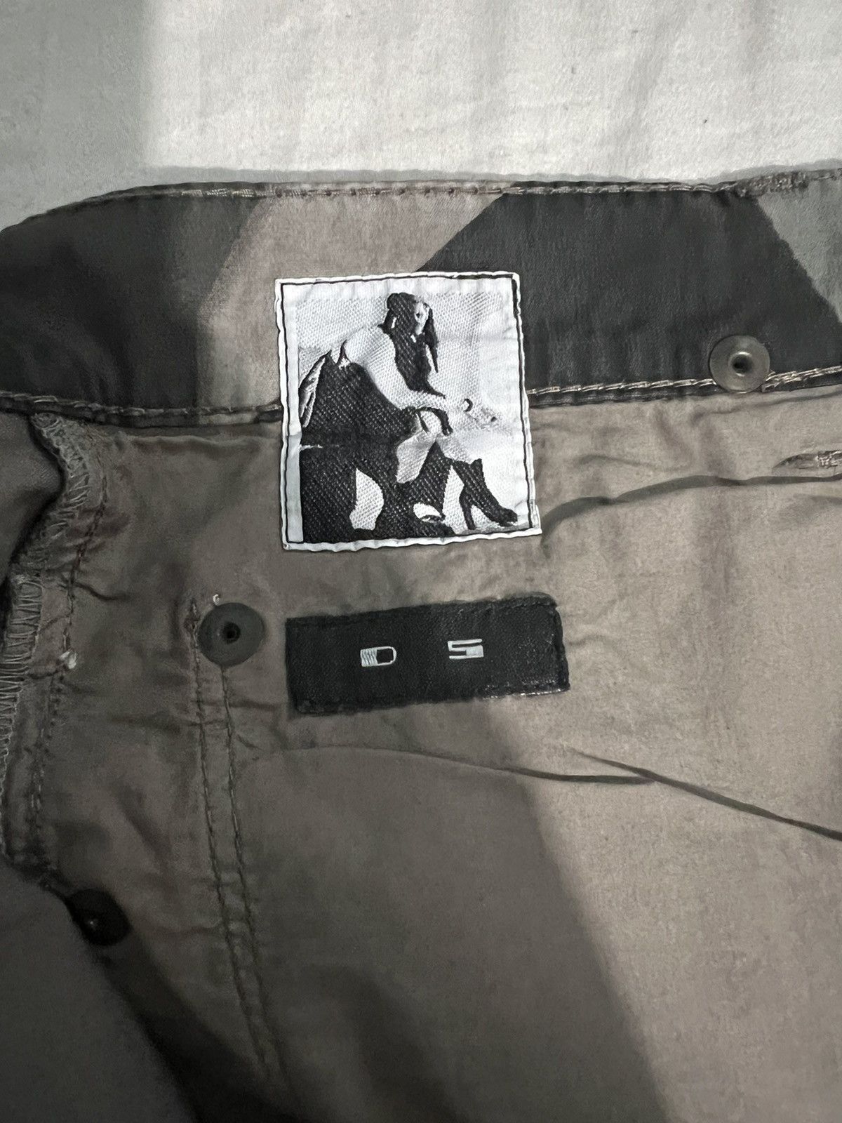 Rick Owens S/S13 Island Geometric camo Detroit jeans Size US 30 / EU 46 - 5 Thumbnail