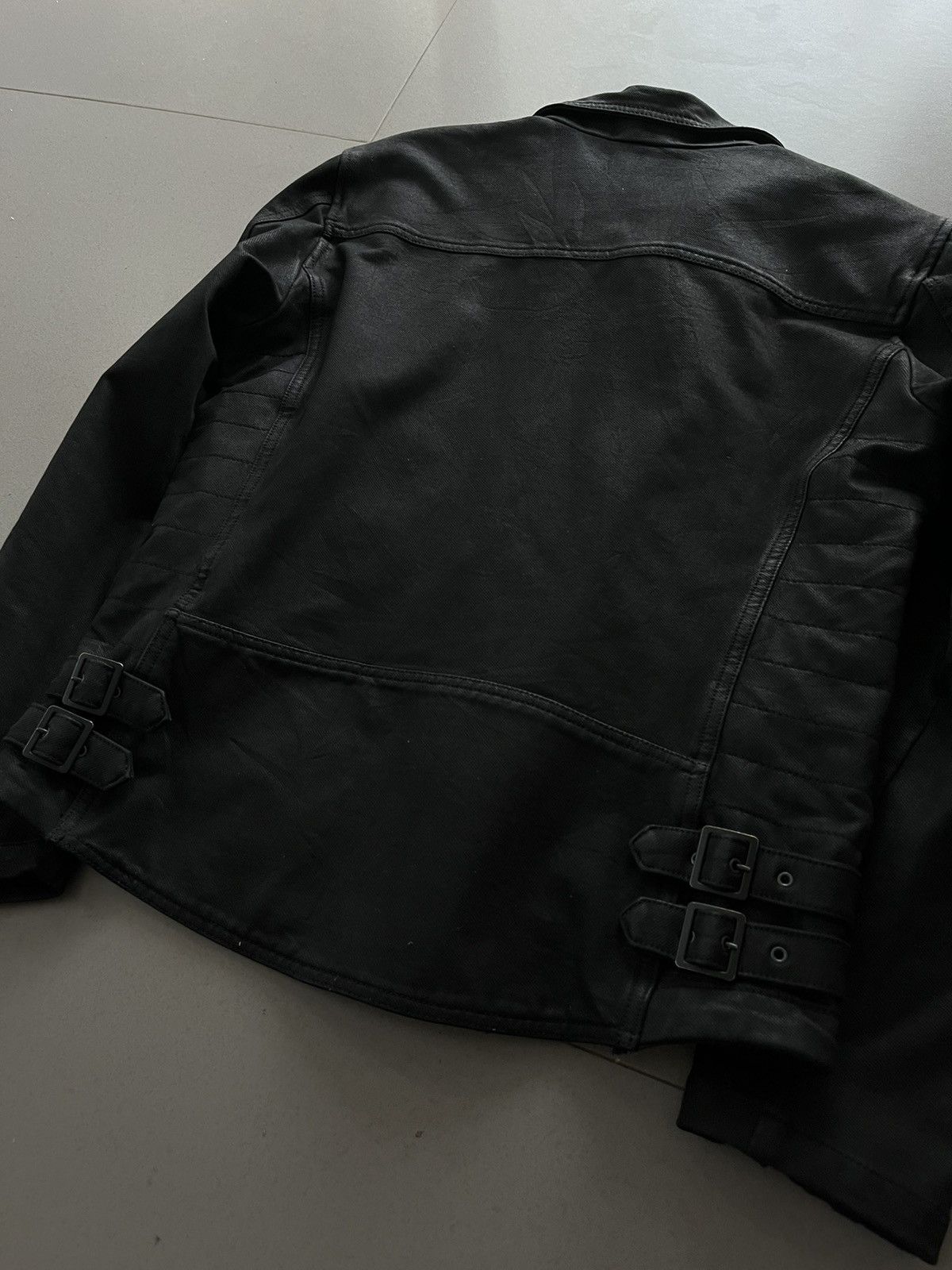 KMRii JAPANESE SCHLUSSEL WAXED BIKERS RAMONES JACKET PUNK VKEI Size US M / EU 48-50 / 2 - 4 Thumbnail