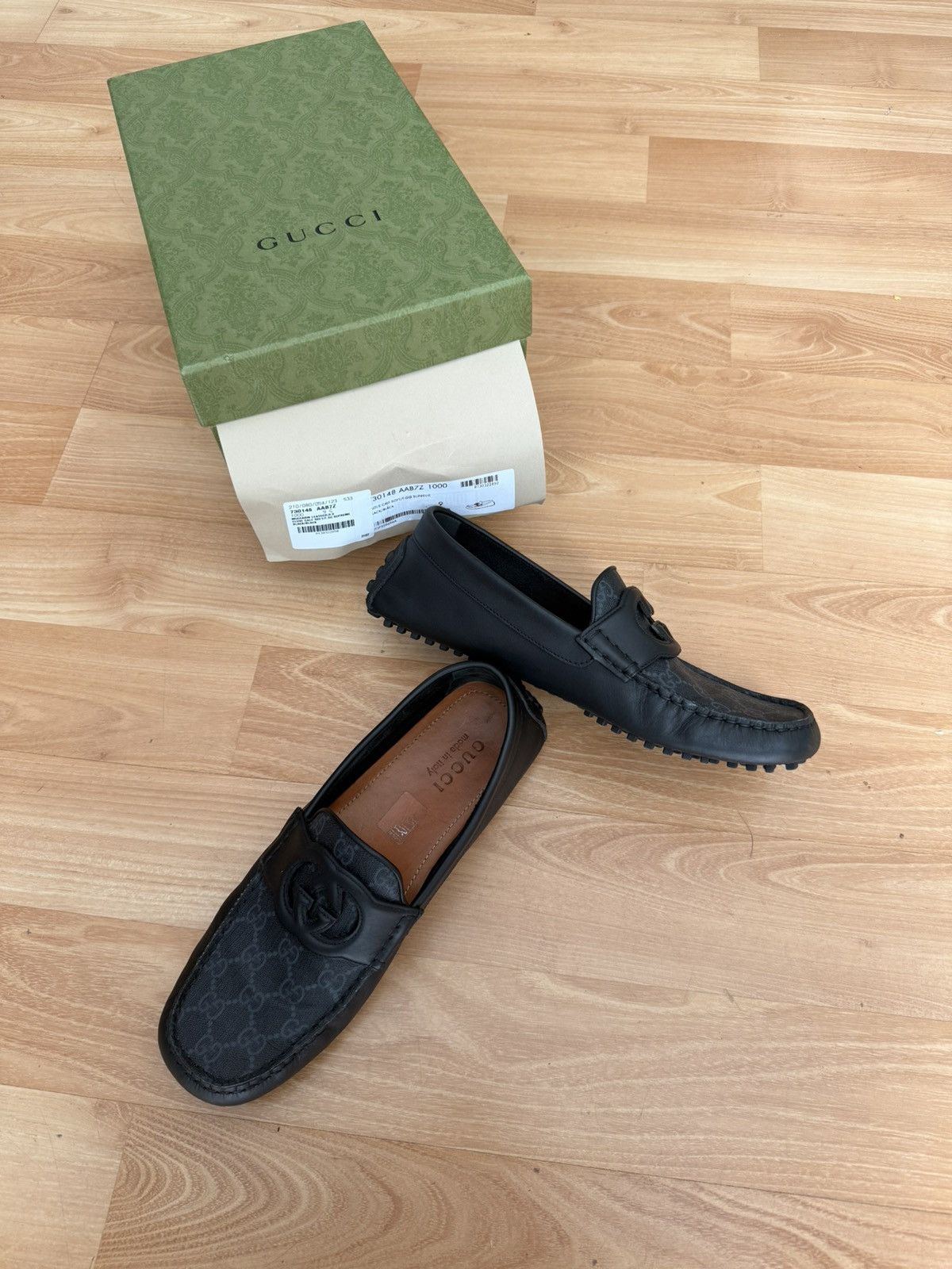 Gucci Mens Gucci interlocking G driver loafers Size US 9 / EU 42 - 8 Thumbnail
