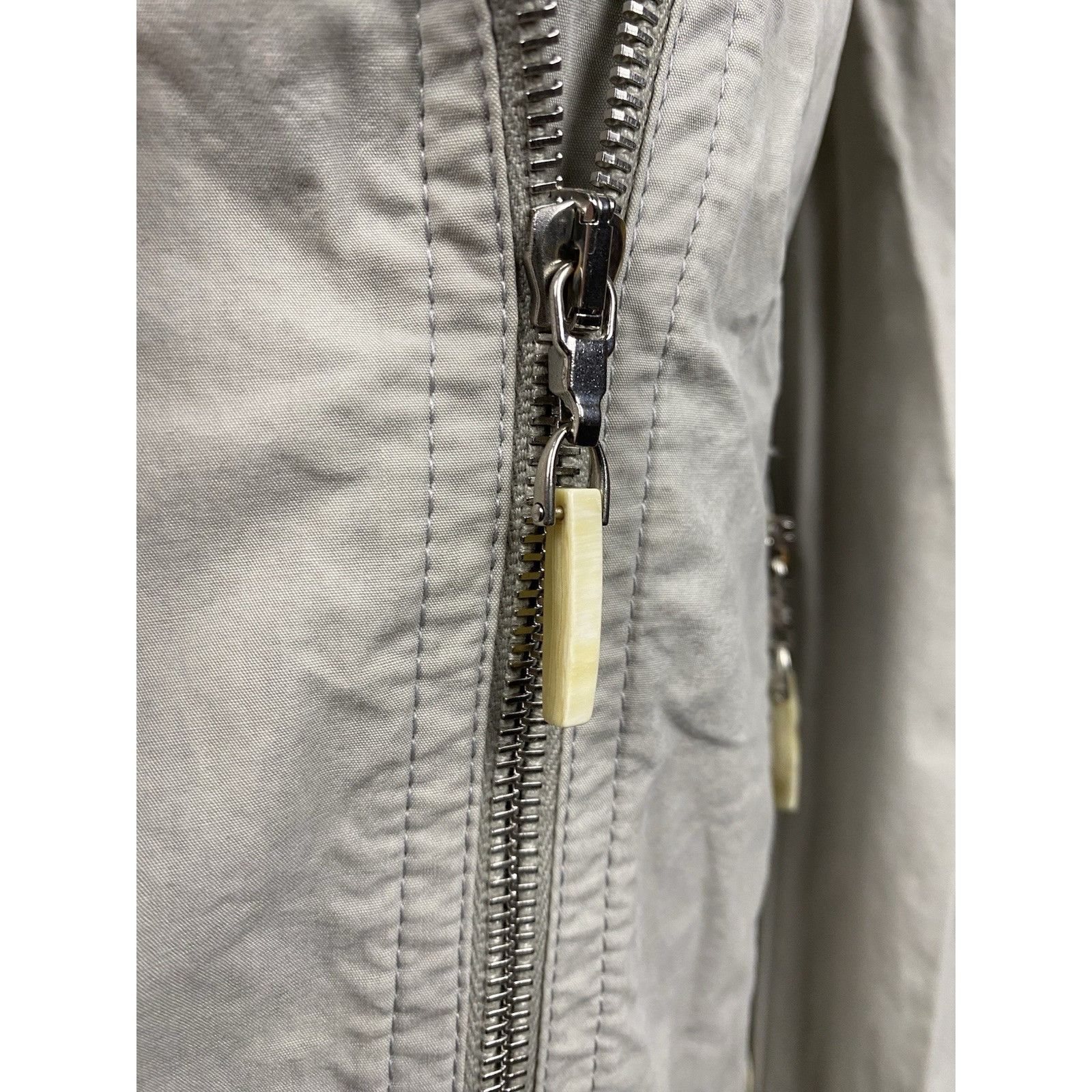 Brunello Cucinelli Brunello Cucinelli Made in Italy Ivory Trim Cotton Biker Bom Size M / US 6-8 / IT 42-44 - 6 Thumbnail