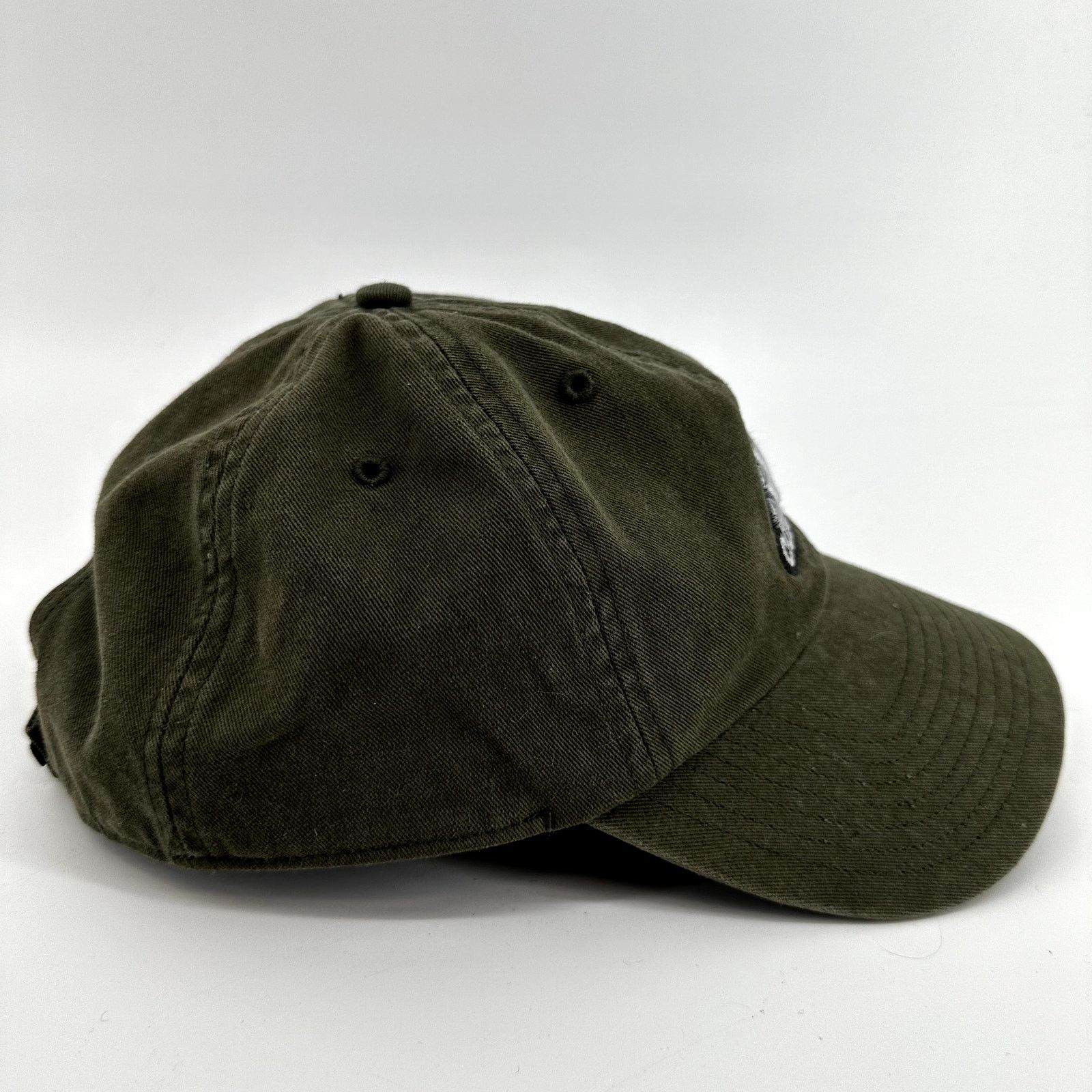 Adidas Adidas 3 Striped Baseball Cap Embroidered Adjustable Olive Size ONE SIZE - 4 Thumbnail