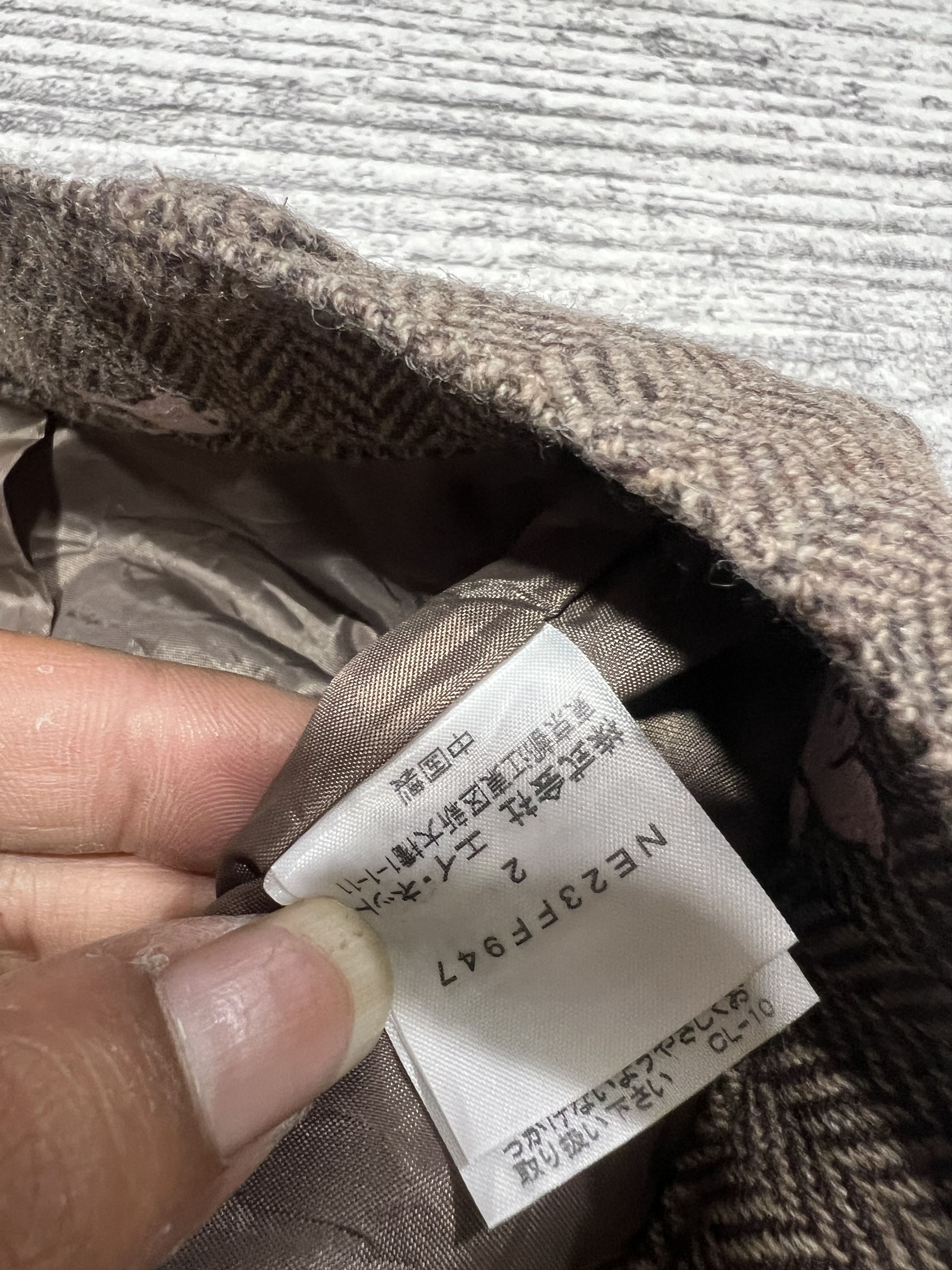 Issey Miyake 2000s Ne-net Herringbone Embroidery Jorts y2k Lgb Ifsix Size US 28 / EU 44 - 7 Thumbnail