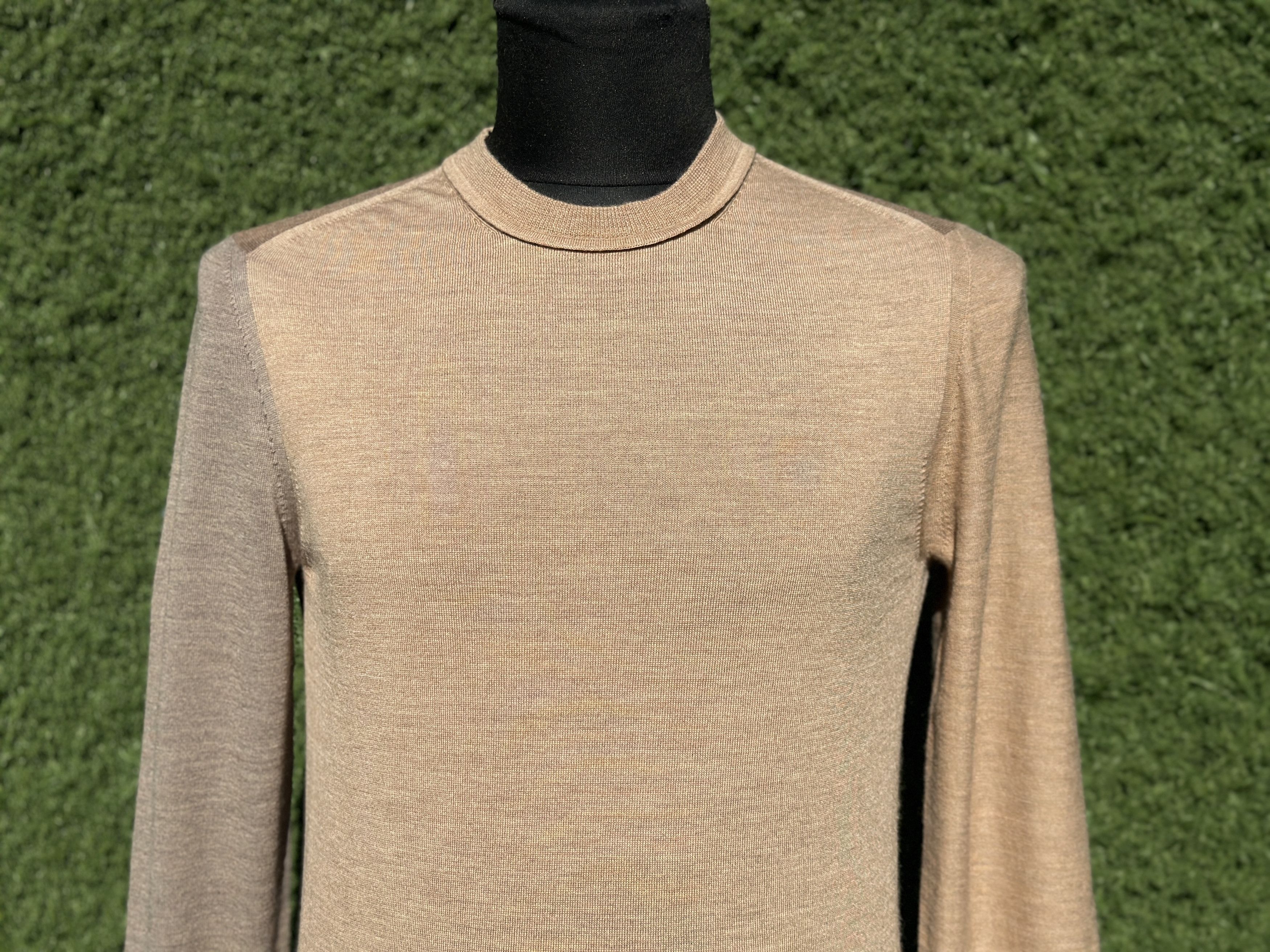 Maison Margiela Rare Maison Margiela 14 Camel Colorblock Fine Knit Size S Size US S / EU 44-46 / 1 - 9 Thumbnail