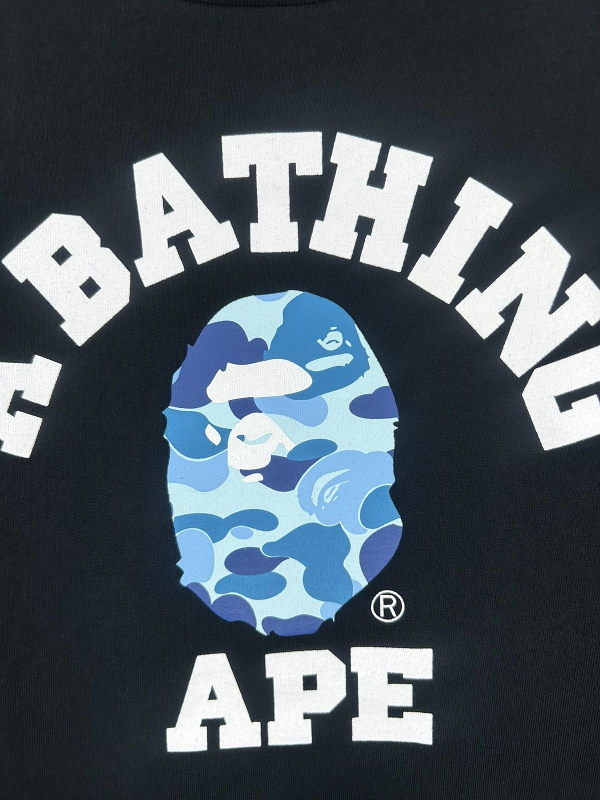 Bape Bape Blue Camo College Tee Size US M / EU 48-50 / 2 - 5 Thumbnail