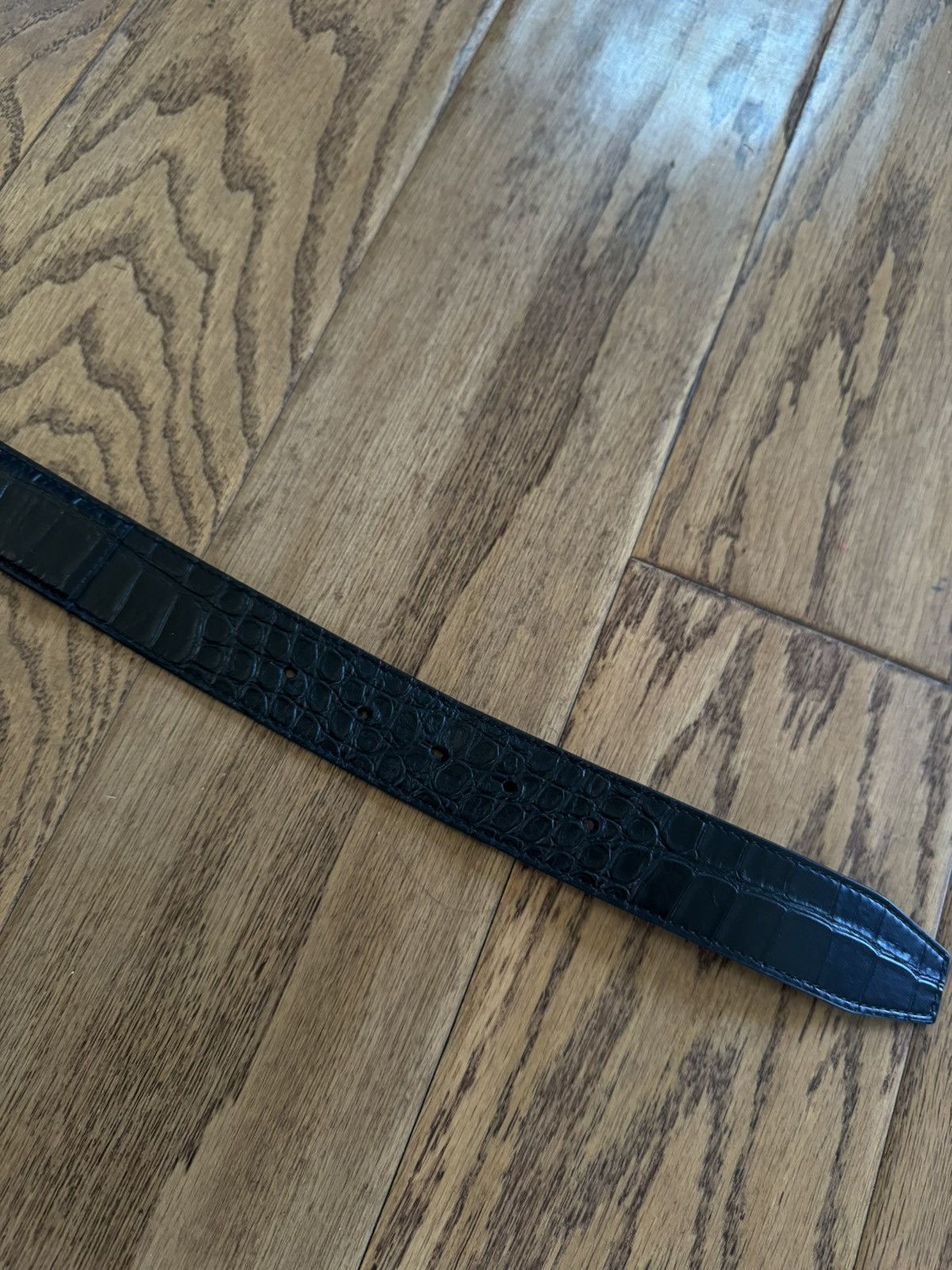 Balenciaga CROCODILE BALENCIAGA BELT SZ 100 Size ONE SIZE - 4 Thumbnail