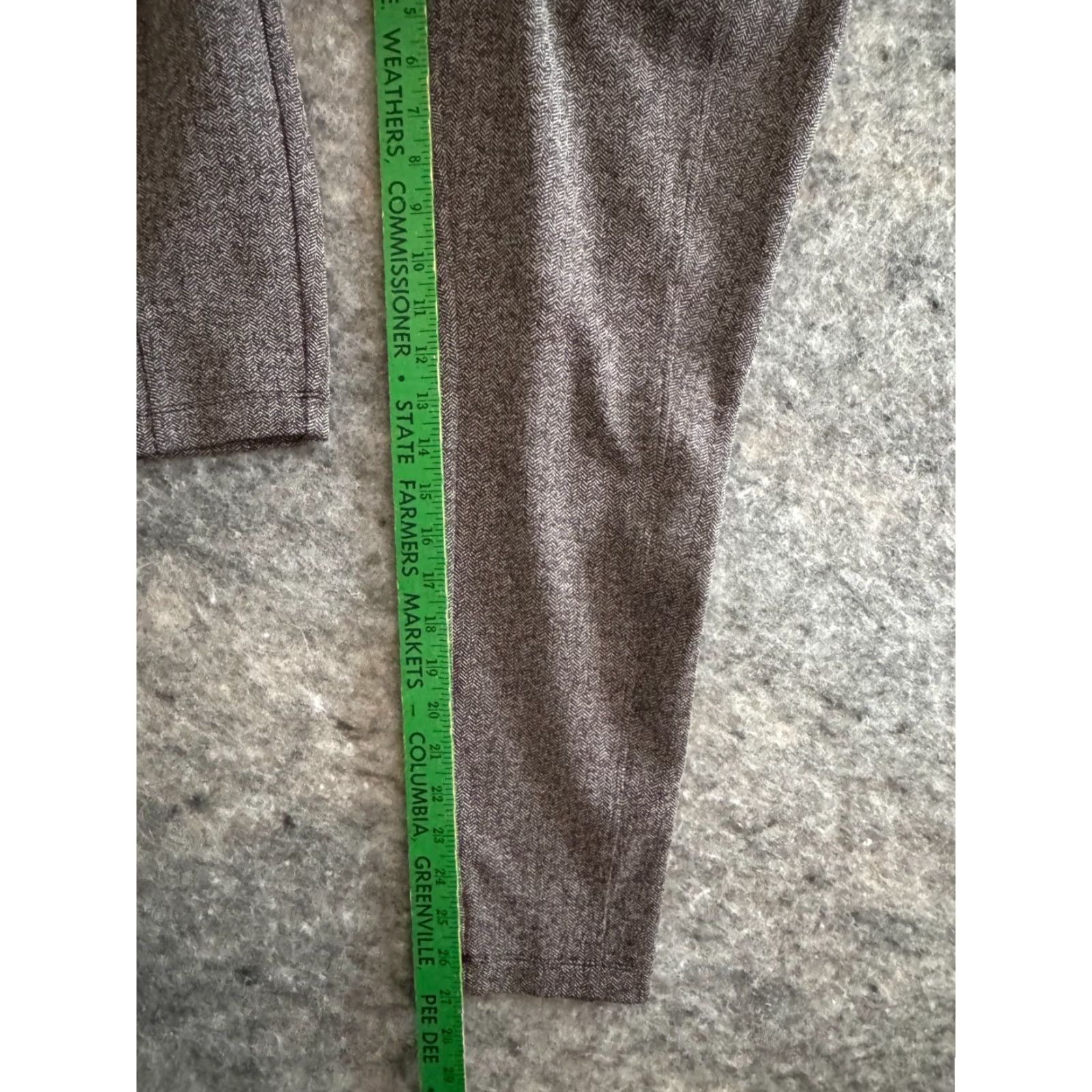 Athleta Athleta Tights Delancey Herringbone Size Large Gray Size ONE SIZE - 5 Thumbnail