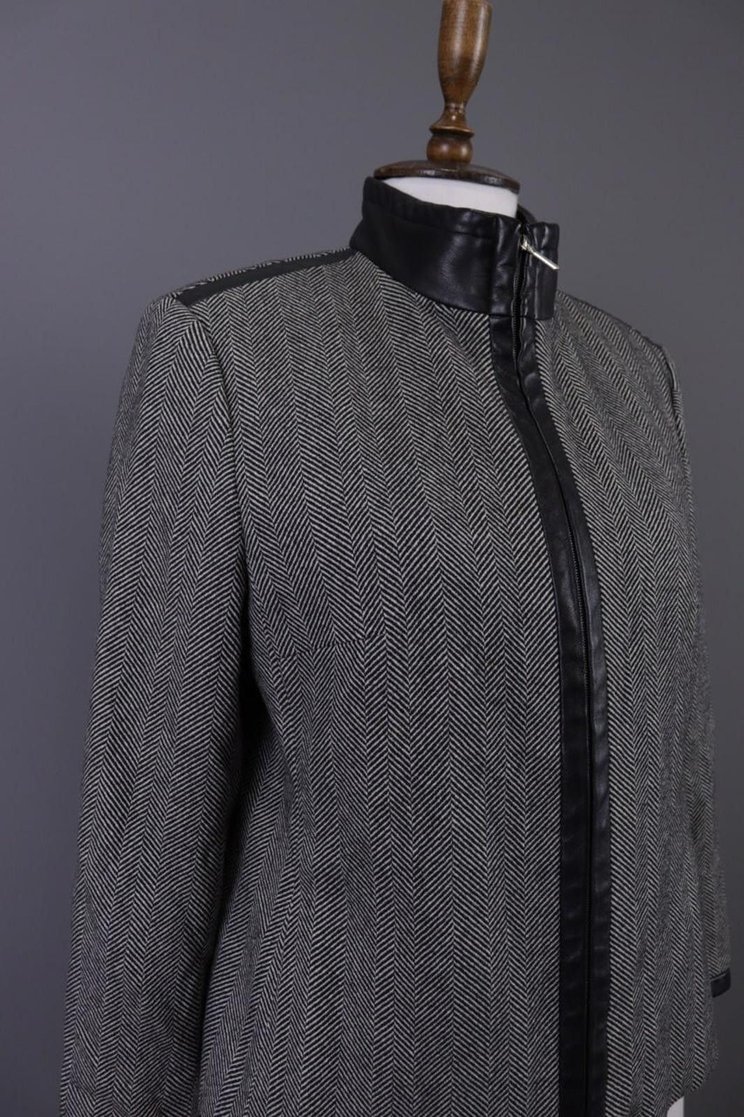 Polo Ralph Lauren Laurel by Escada Gray Full Zip Designer Jacket Size 40 / M Size M / US 6-8 / IT 42-44 - 4 Thumbnail