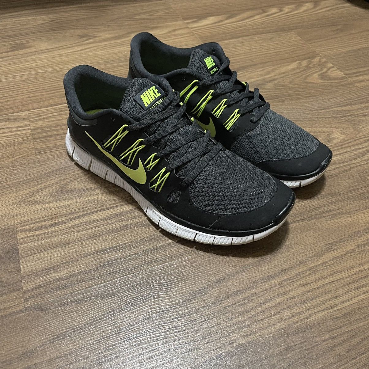Nike 2013 Nike Free Run 5.0 'Anthracite Volt' Size US 11.5 / EU 44-45 - 1 Thumbnail