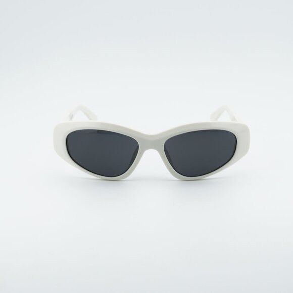 Celine Celine CL40279U 25A Sunglasses Beige Cat Eye Frame, Grey Size ONE SIZE - 4 Thumbnail