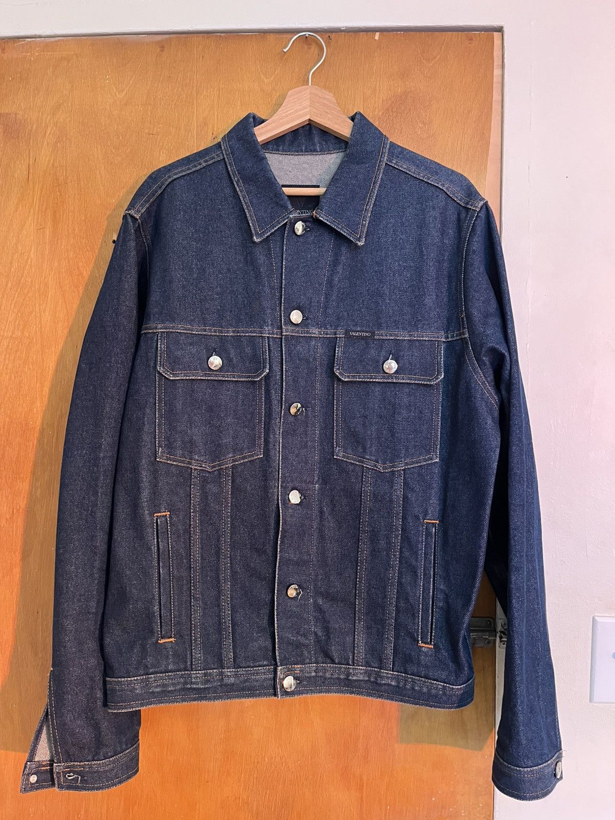 Valentino Valentino Denim Jacket Size US L / EU 52-54 / 3 - 1 Thumbnail