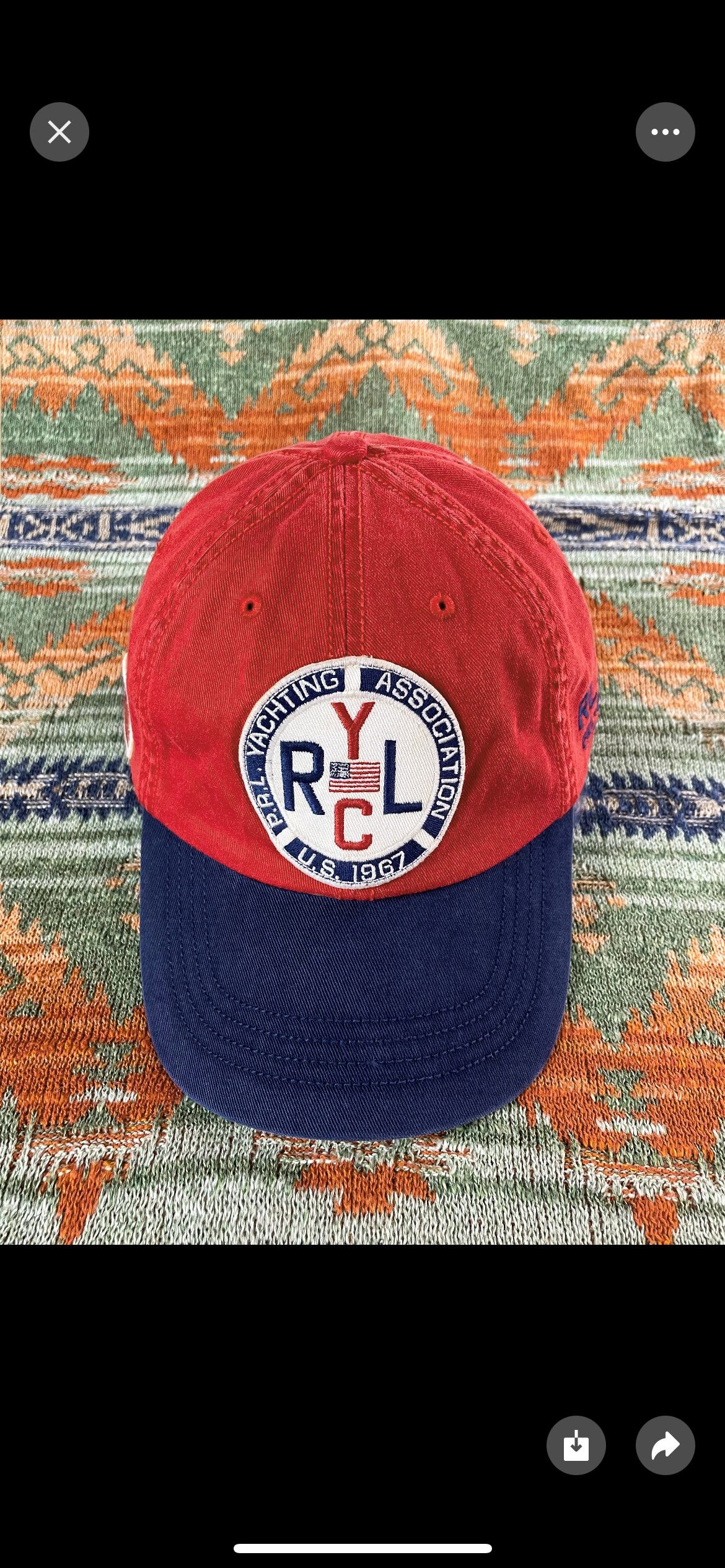 Polo Ralph Lauren Polo Ralph Lauren Yachting USA Flag Baseball Hat Cap Size ONE SIZE - 1 Thumbnail