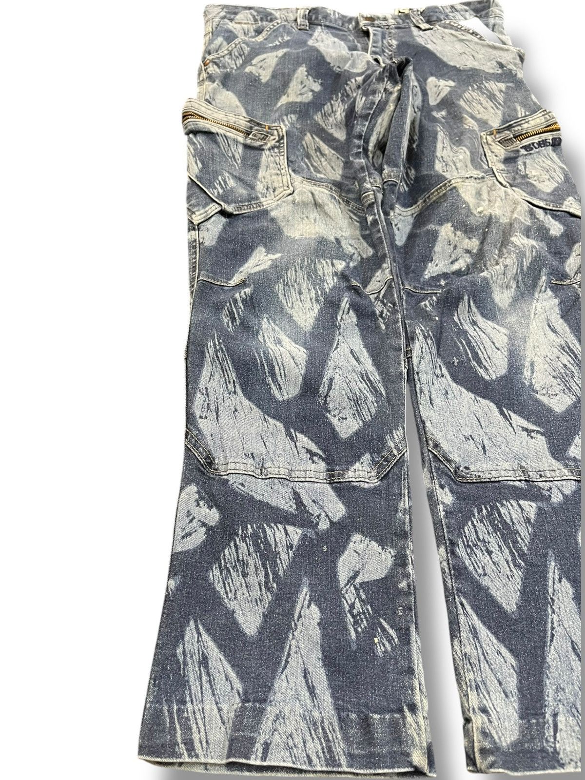 Japanese Brand Vintage TS Design Cargo Artwork Denim Size US 34 / EU 50 - 3 Thumbnail