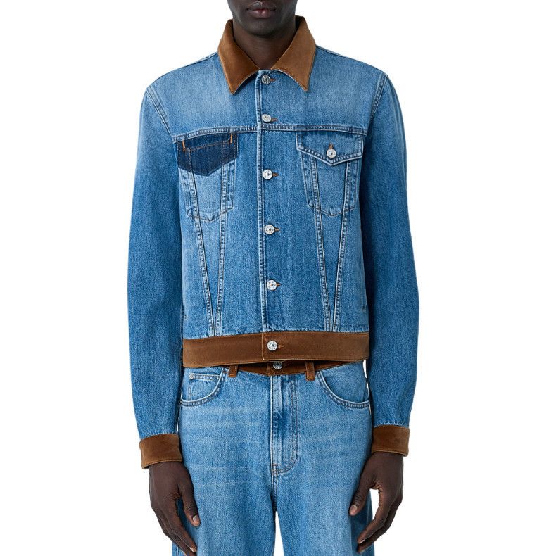 Marni MARNI Blue Denim Jacket New & Authentic (Men's size:M;) Size US M / EU 48-50 / 2 - 1 Thumbnail