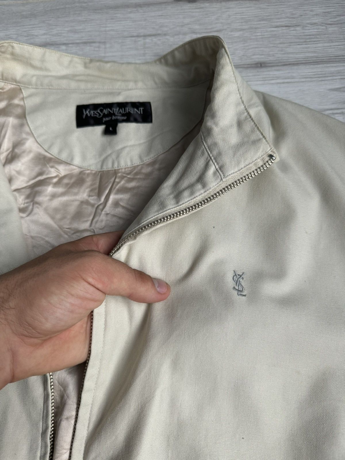 Vintage × Yves Saint Laurent 🔥 Vintage Yves Saint Laurent jacket YSL pour homme Size US L / EU 52-54 / 3 - 8 Thumbnail