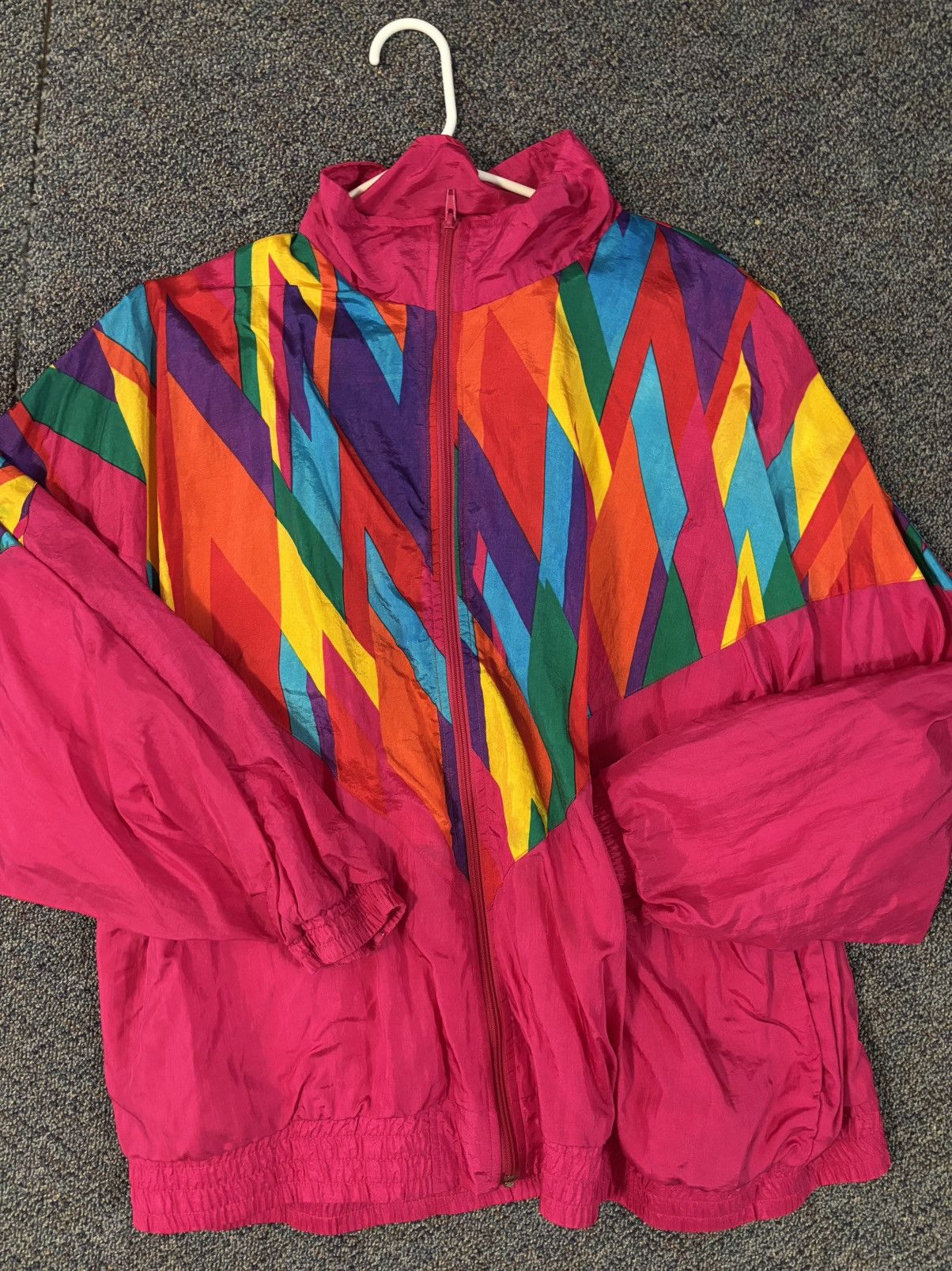Vintage Laura Katherine Women’s Vintage 80s windbreaker Size US XXL / EU 58 / 5 - 1 Thumbnail