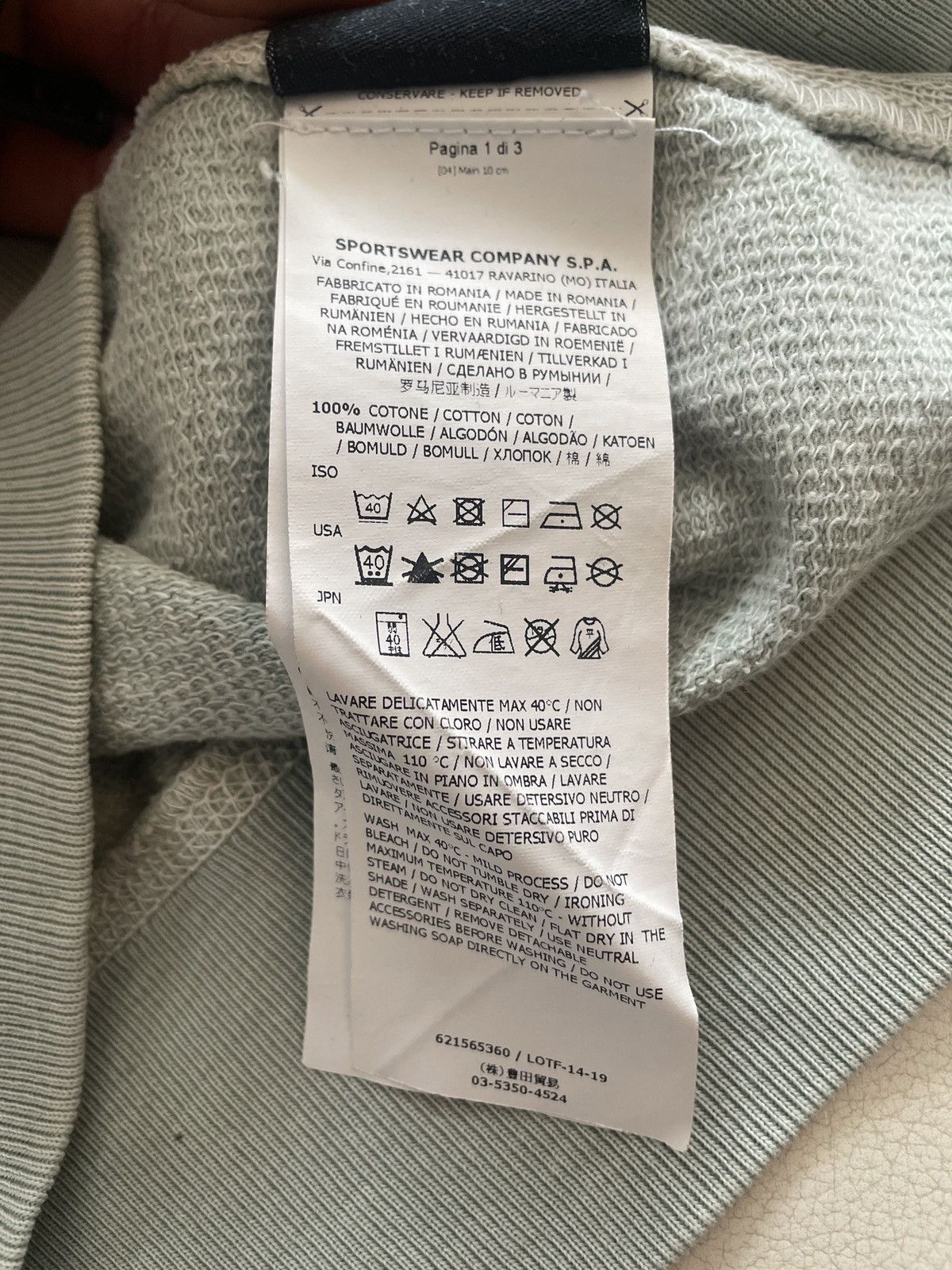 Stone Island Stone island jumper Size US L / EU 52-54 / 3 - 6 Thumbnail