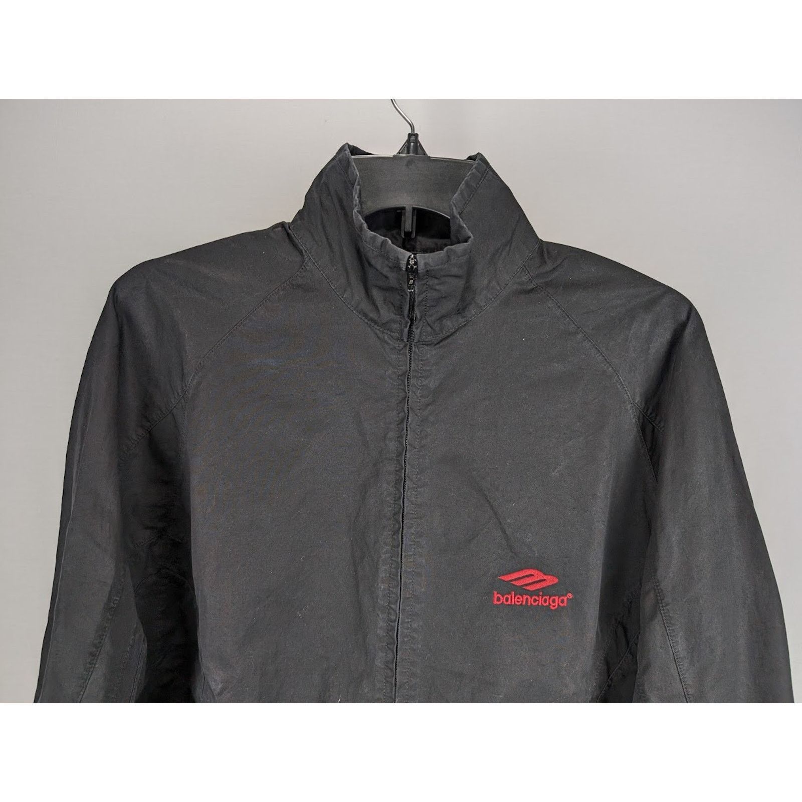 Balenciaga o1rshd1 Track Jacket in Black Size US XL / EU 56 / 4 - 5 Thumbnail